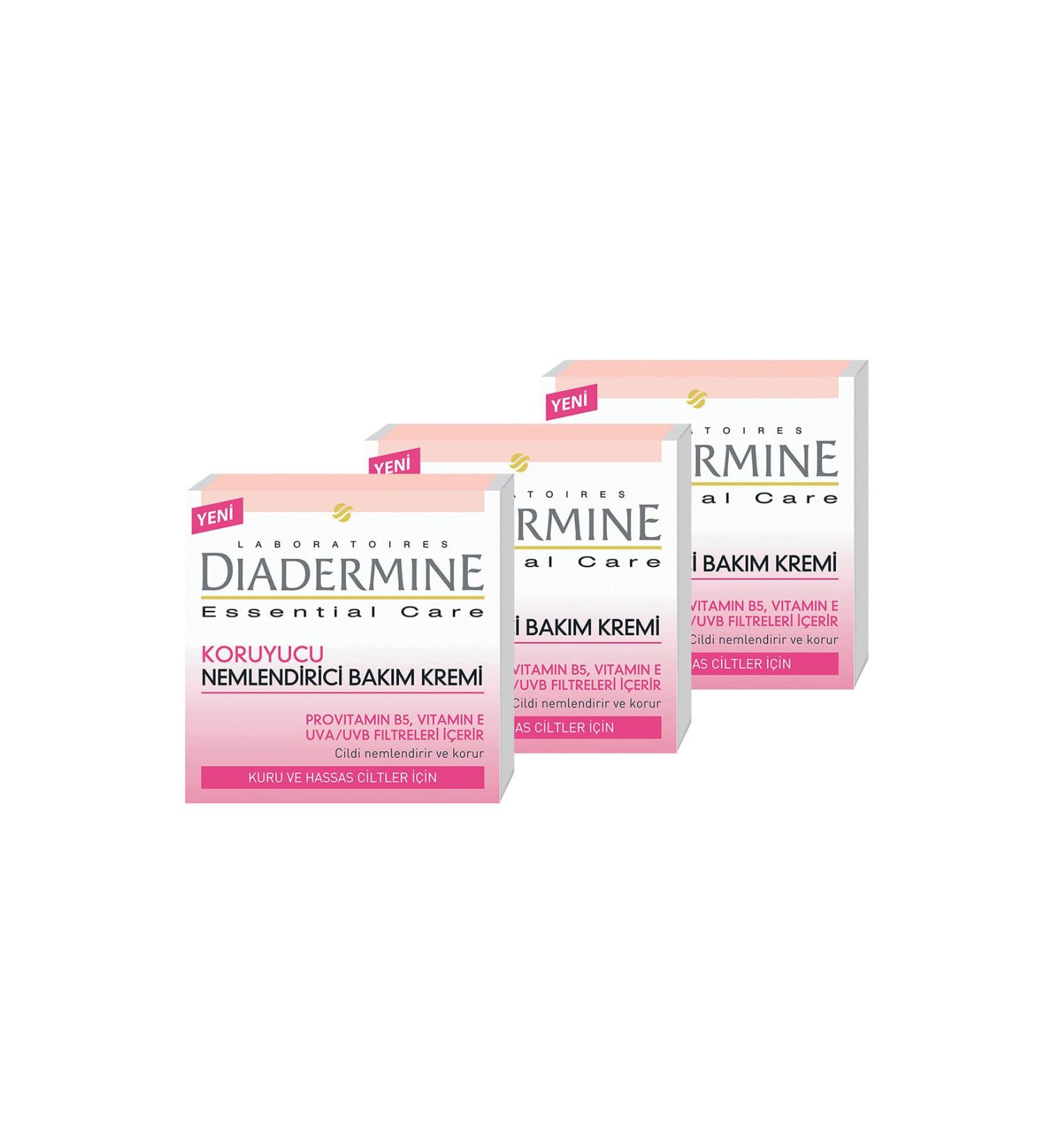 Diadermine Essential Care Protective Moisturizing Care Cream Set of 3