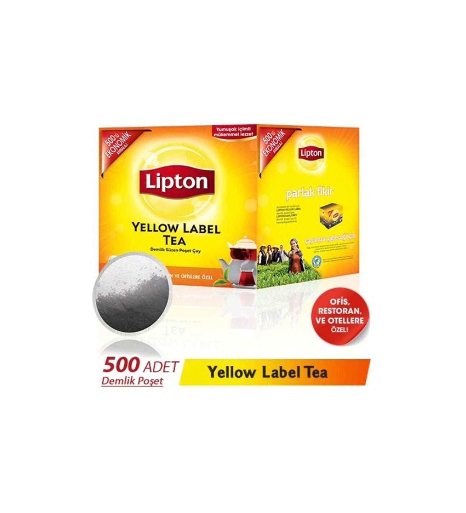 Lipton Yellow Label Teapot Tea Bag 500pcs 8690639001688