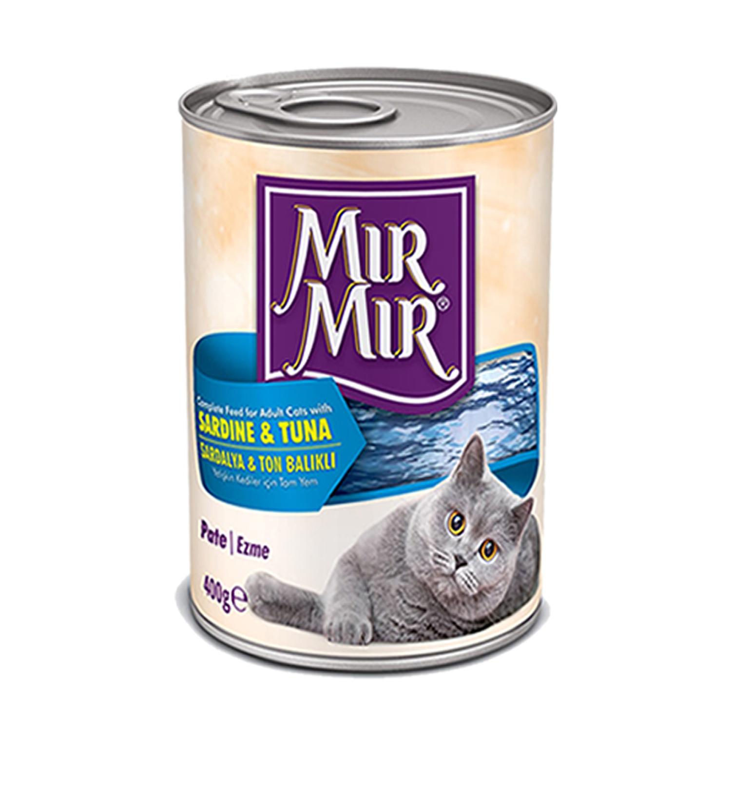 M r M r Sardine & Tuna Paste Cat Canned Food 400 GrCNDST0400MMST