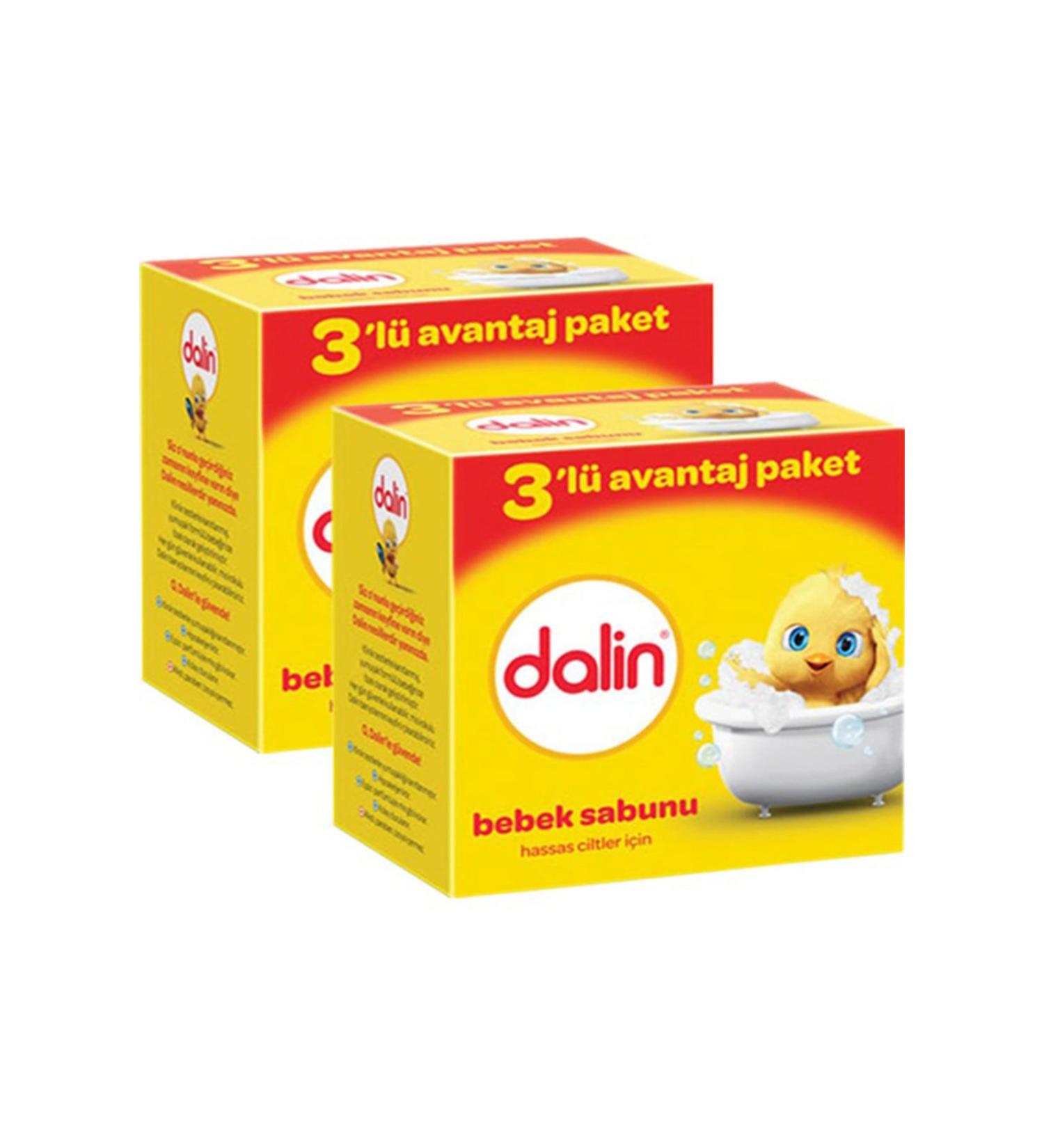 Dalin 3 'pack Soap 3x100 gr X 2 Pieces