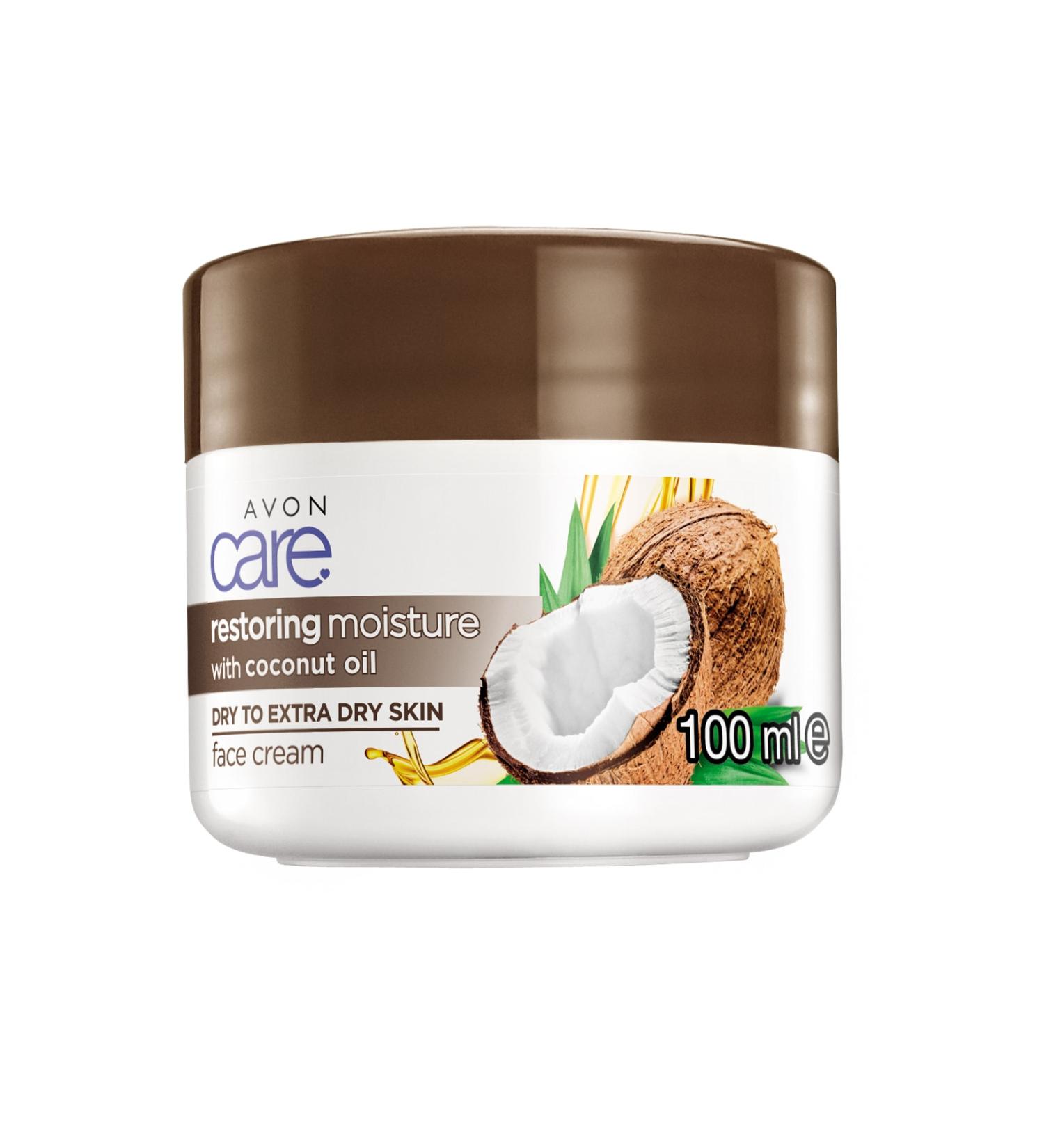 Avon Face Cream with Coconut Oil 100 ml 5050136622374