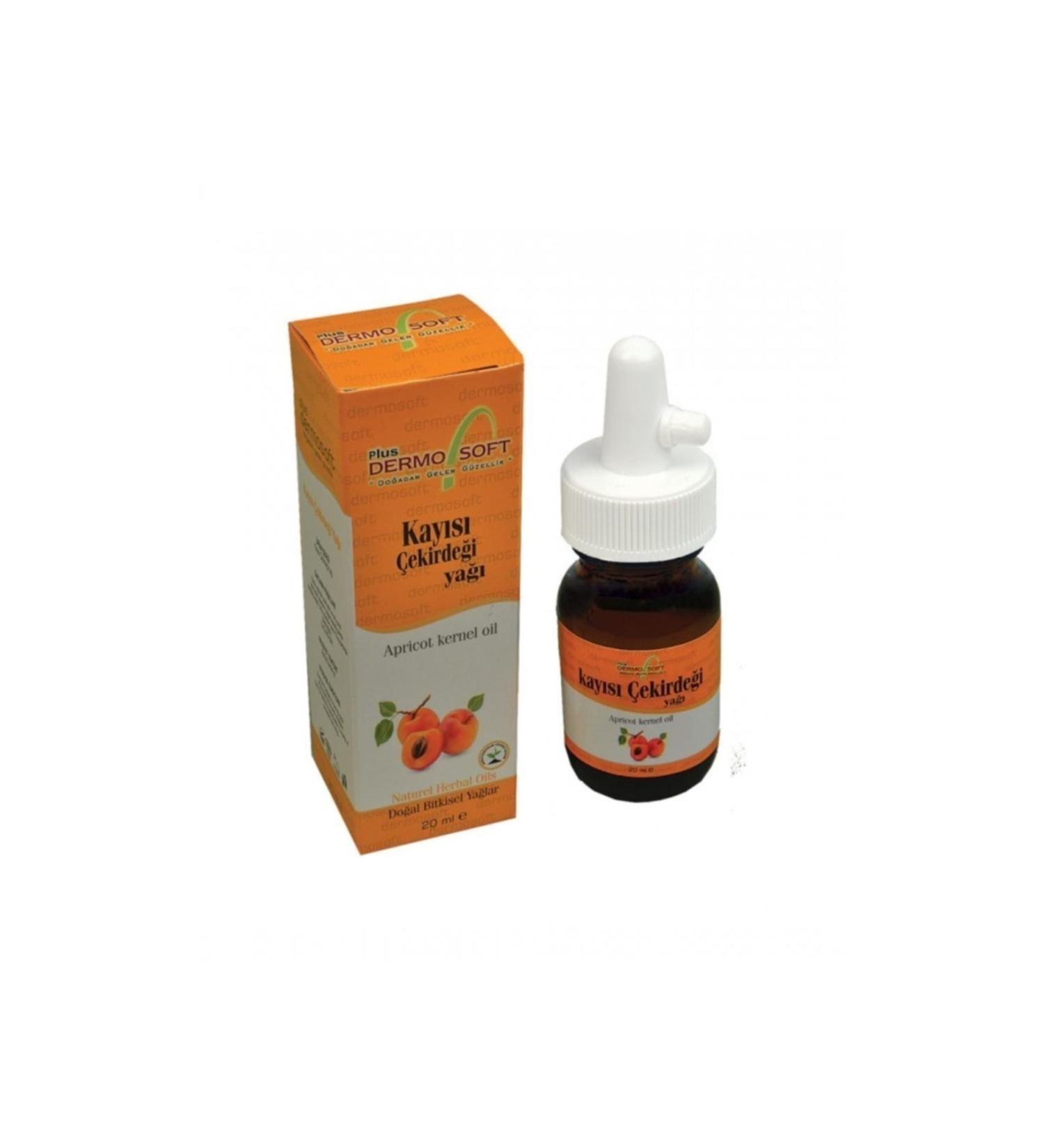 DERMOSOFT Apricot Oil 20 Ml Approved by the Ministry of Health