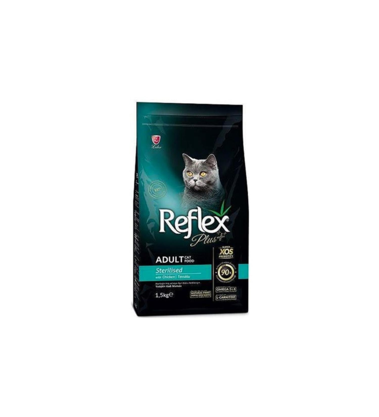 Reflex Plus Sterilized Adult Cat Food with Neutered Chicken Meat - 1.5 kg