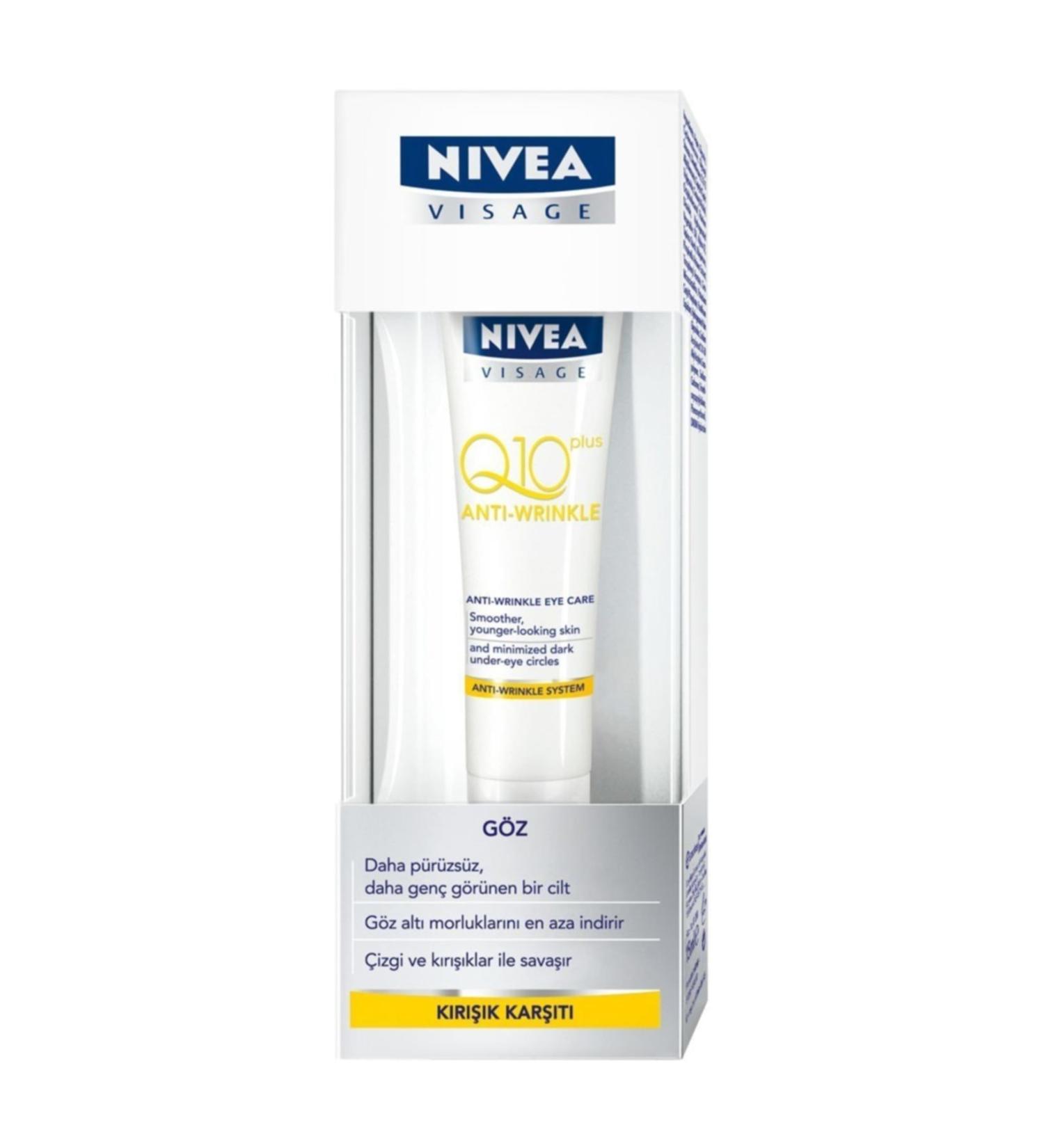 NIVEA Visage Q10 Plus Anti Wrinkle Eye Cream 15 ml.