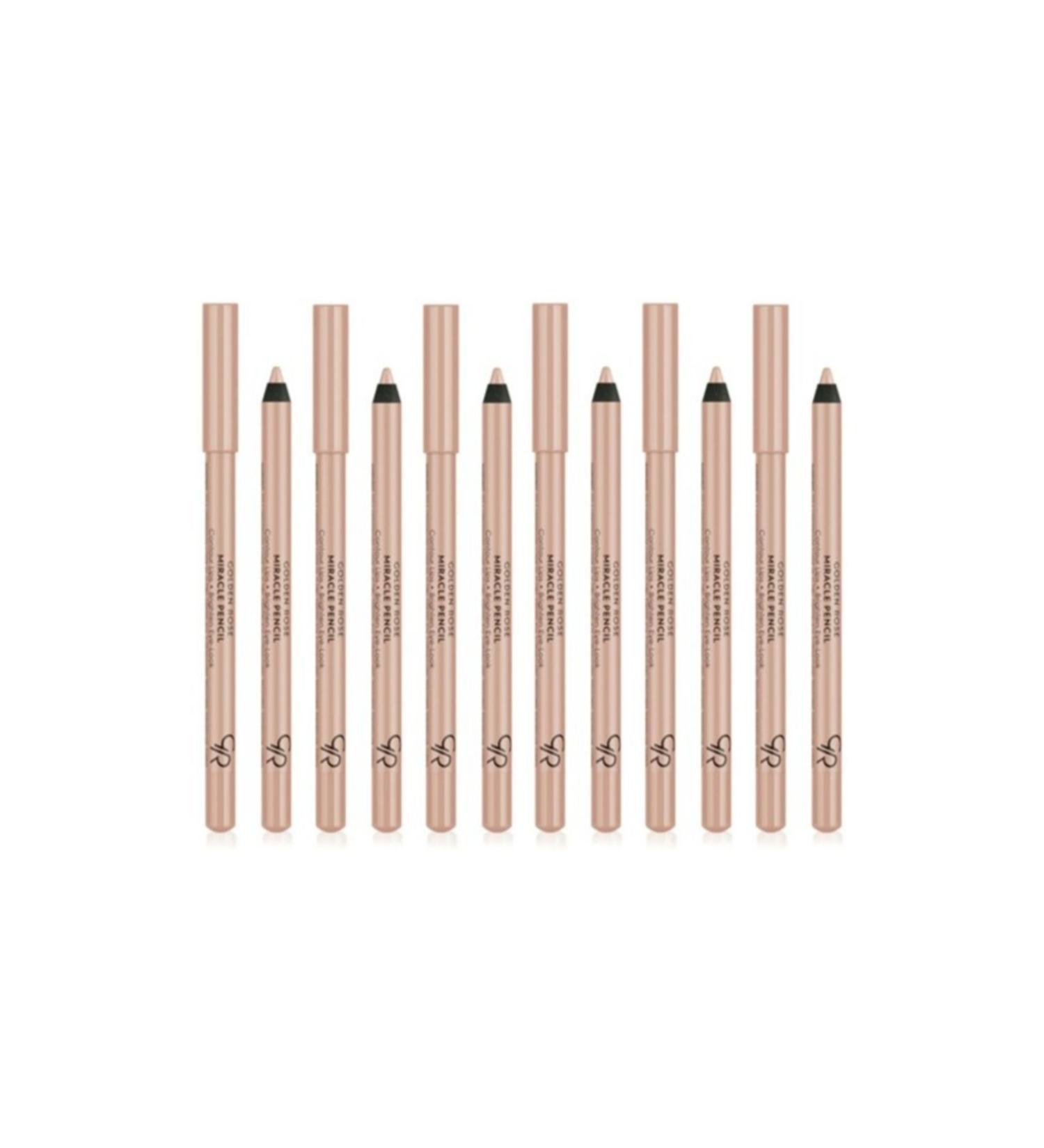 Golden Rose Eye and Lip Illuminating Pencil - Miracle Pencil Contour Lips Brighten Eye-look X 6 Pieces