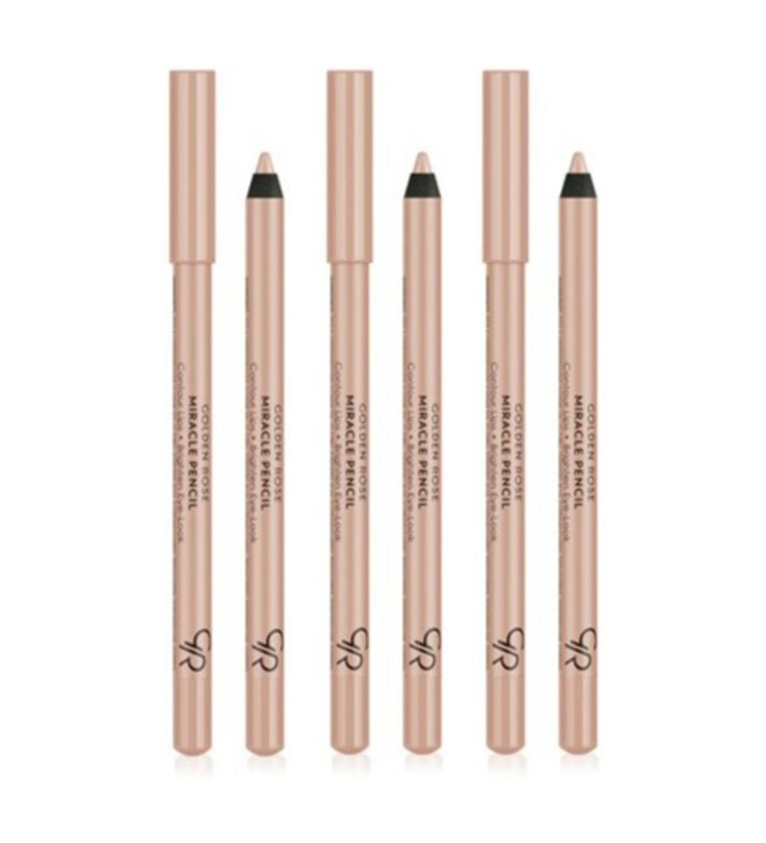 Golden Rose Eye and Lip Illuminating Pencil - Miracle Pencil Contour Lips Brighten Eye-look X 3 Pieces