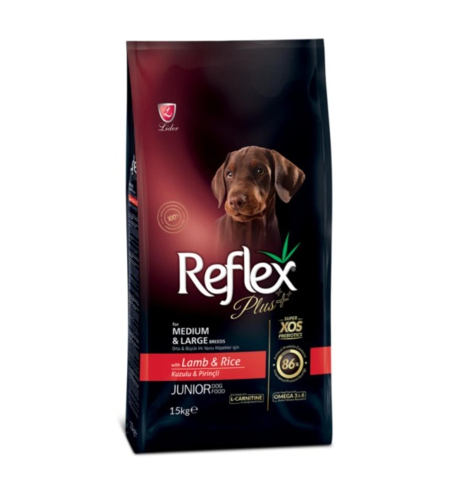 Reflex Plus Medium & Large Breed Puppy Lamb Dog Food 3 kg