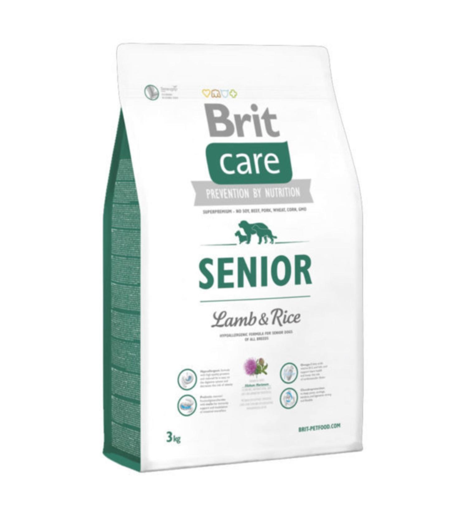 Brit Care Senior All Breed Lamb & Rice Dog Food 12kg