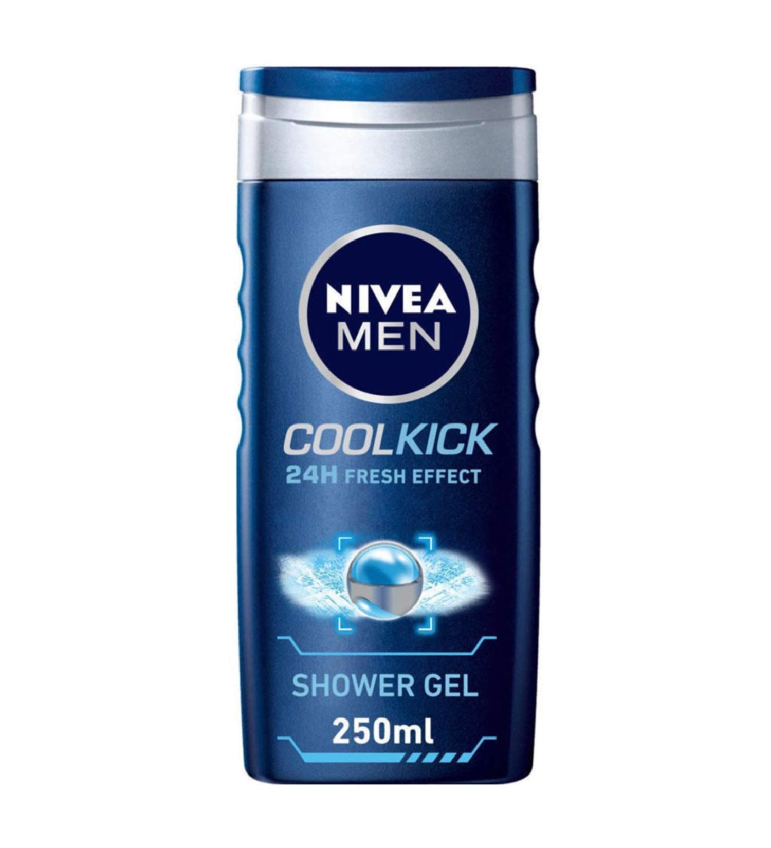 NIVEA Men's Shower Gel - Men Cool Kick Shower Gel 250ml 4005900691040