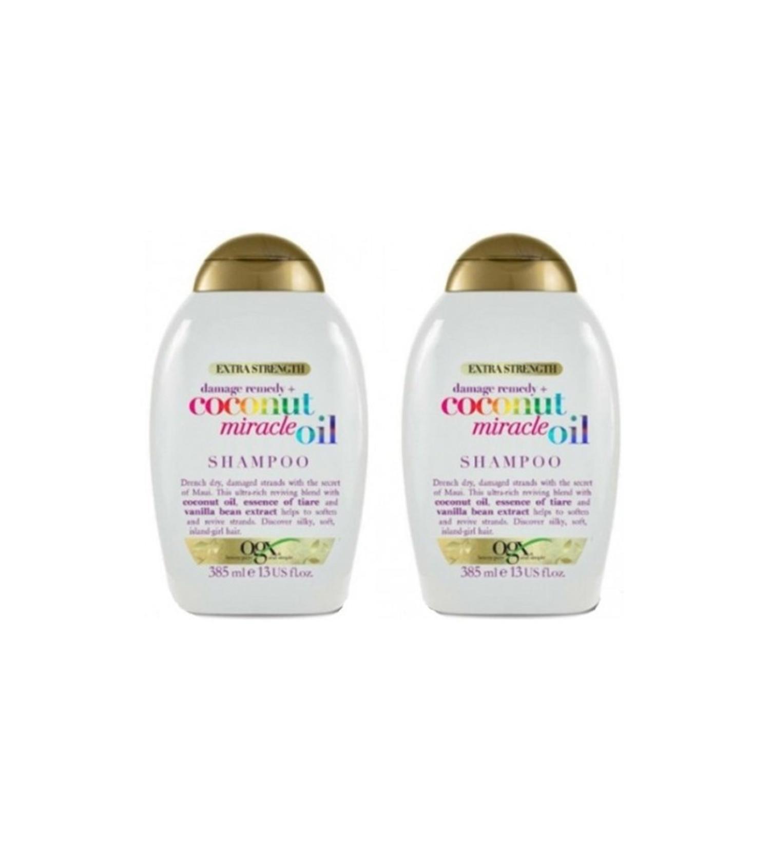 OGX Coconut Miracle Oil Shampoo 385 ml x 2 Pieces