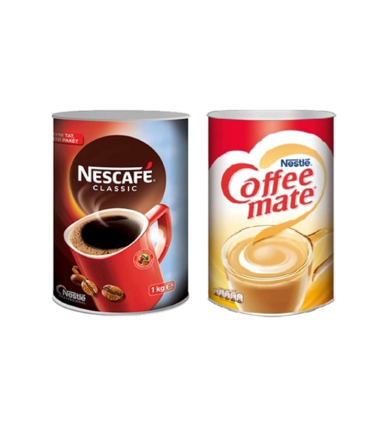 Nestle Nescafe Classic 1 Kg + Coffee Mate Coffee Creamer 2 Kg