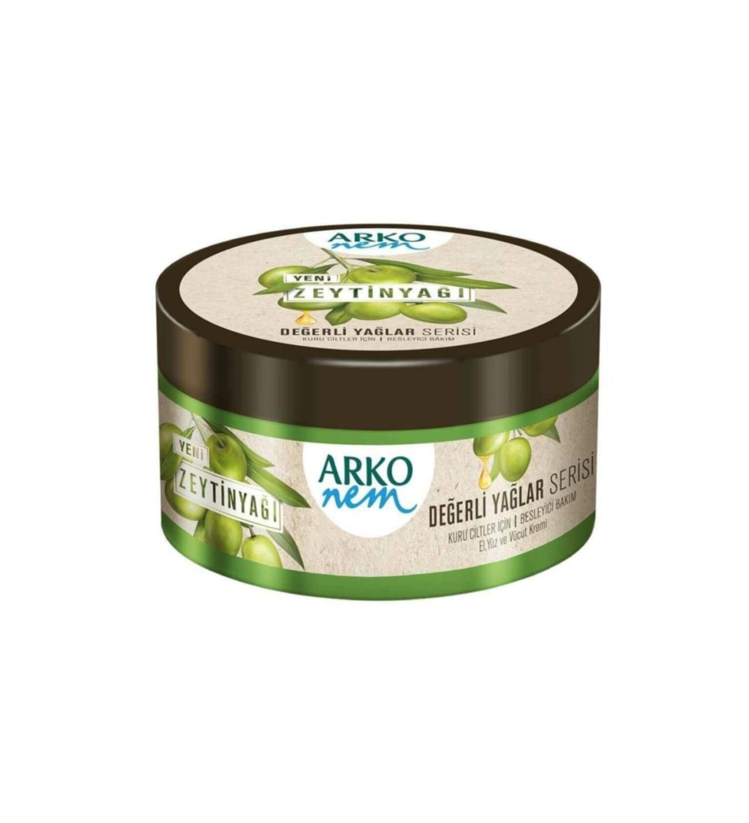 Arko Nem Precious Oils Olive Oil Moisturizing Cream 250 ml
