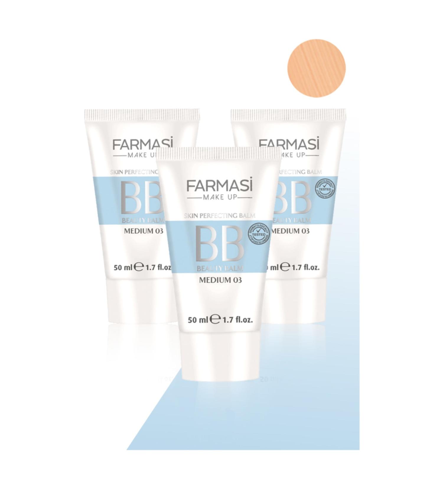 Farmasi Bb All In One Cream Medium-50 ml 3 Pieces