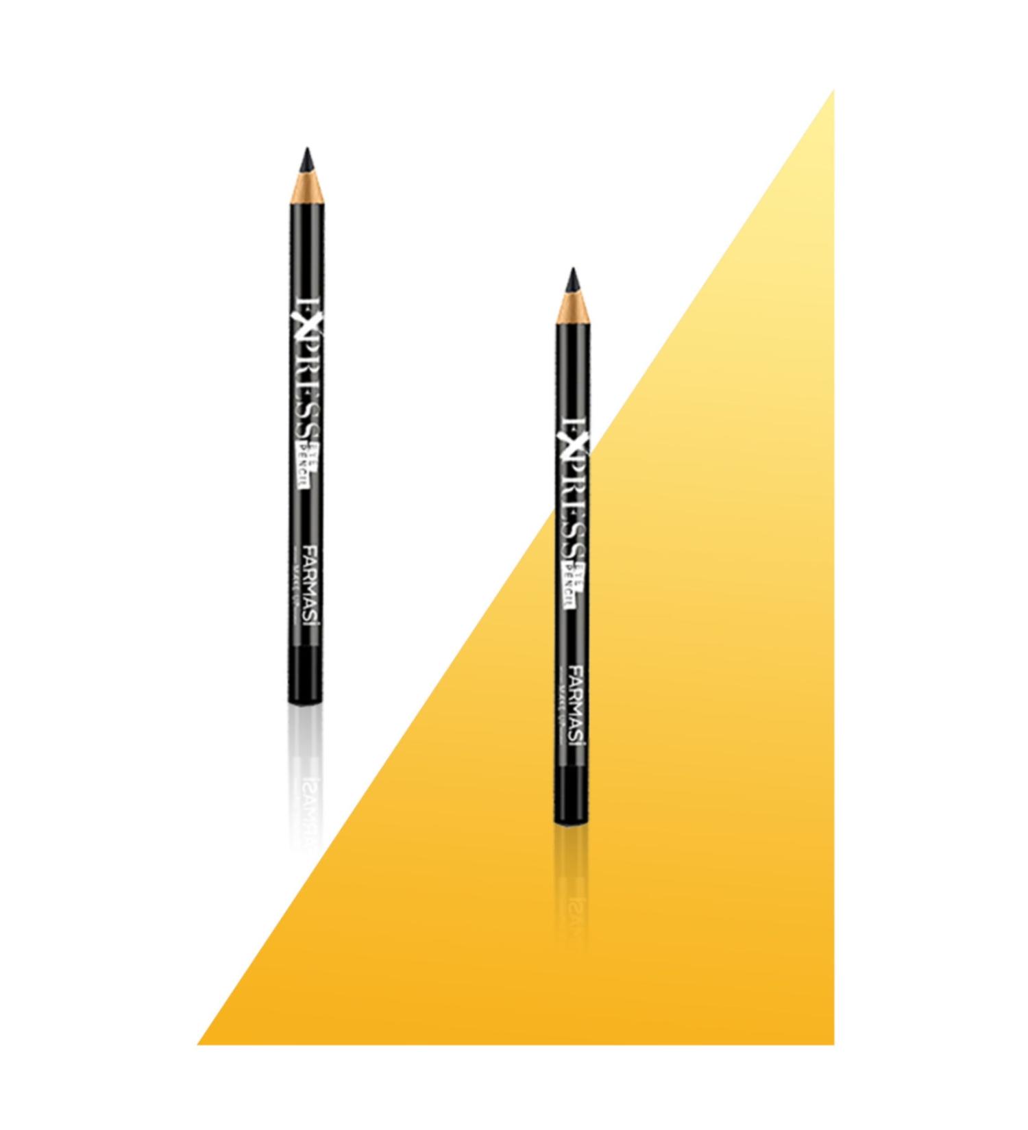 Farmasi Express Eye Pencil-01-Black 2 pcs