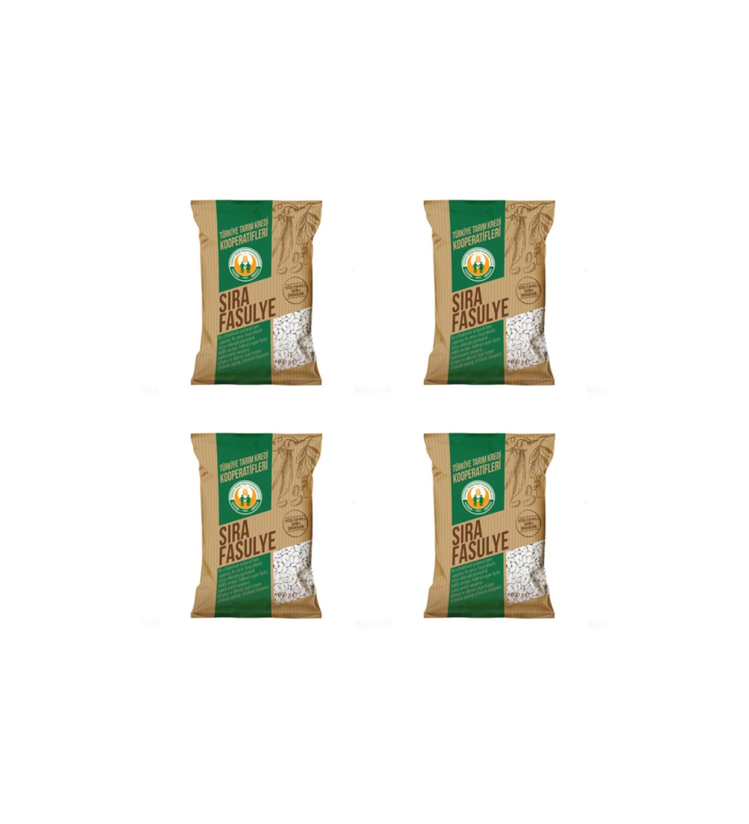 Agricultural Credit Union T rkiye Agricultural Credit (8 Mm) Bean Row 1000 Gr X 4 Packages 4 Kg
