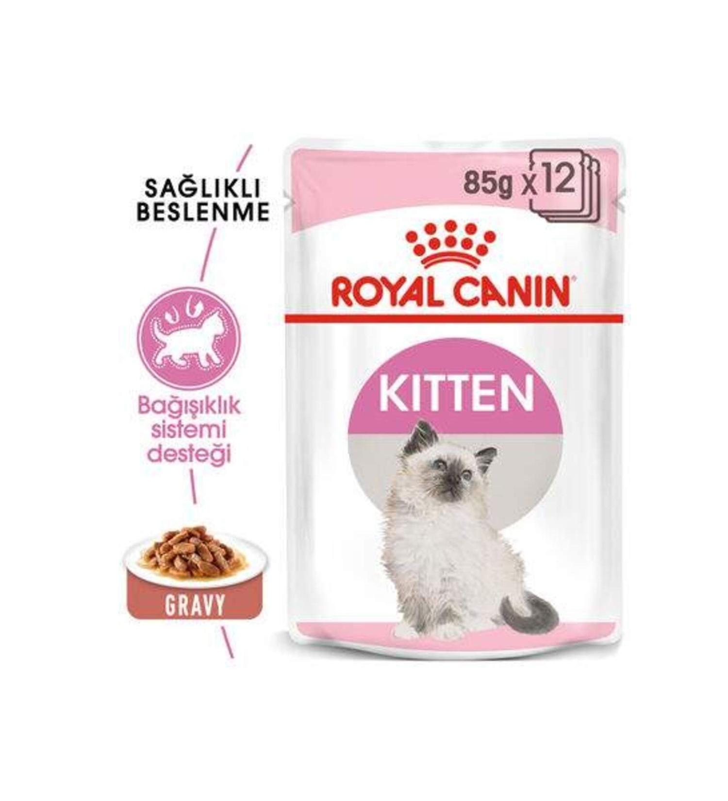 Royal Canin Pouch Gravy Kitten Instinctive Wet Kitten Food 85 Gr