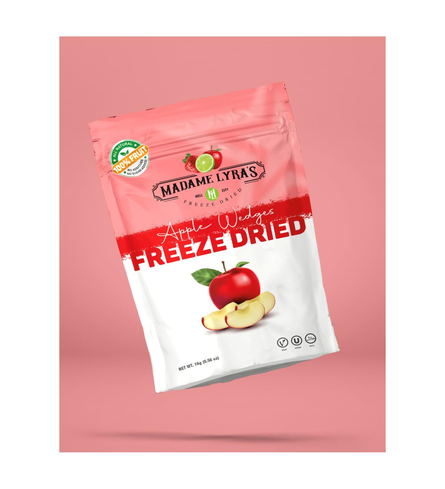 Madame Lyras Freeze Dried 4 Apple Slices Pack (16GR)