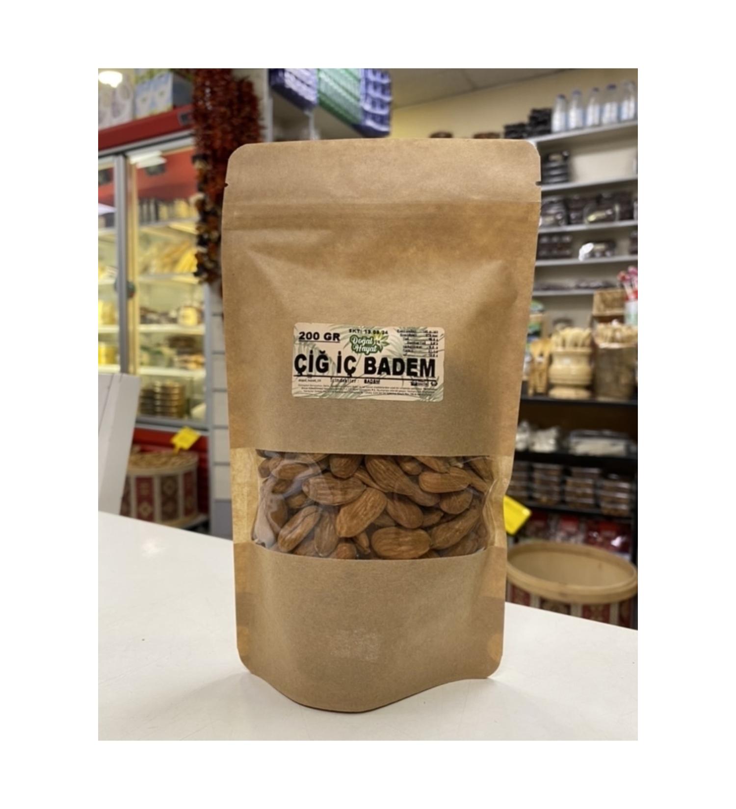 Natural Life 54 Raw Almonds Without Additives 200 gr