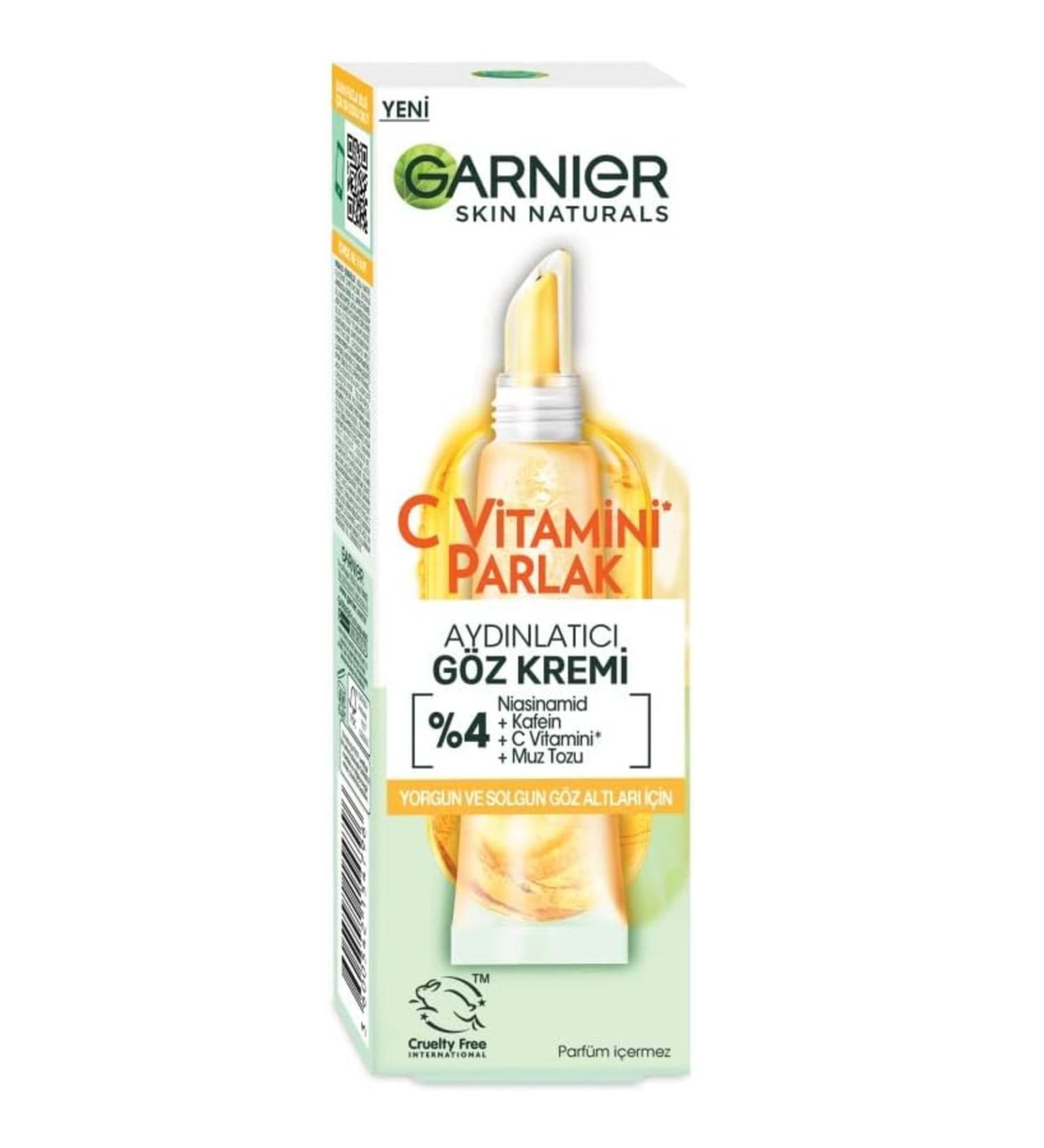 Garnier Vitamin C Brightening Eye Cream - Buy Online on GoSupps.com