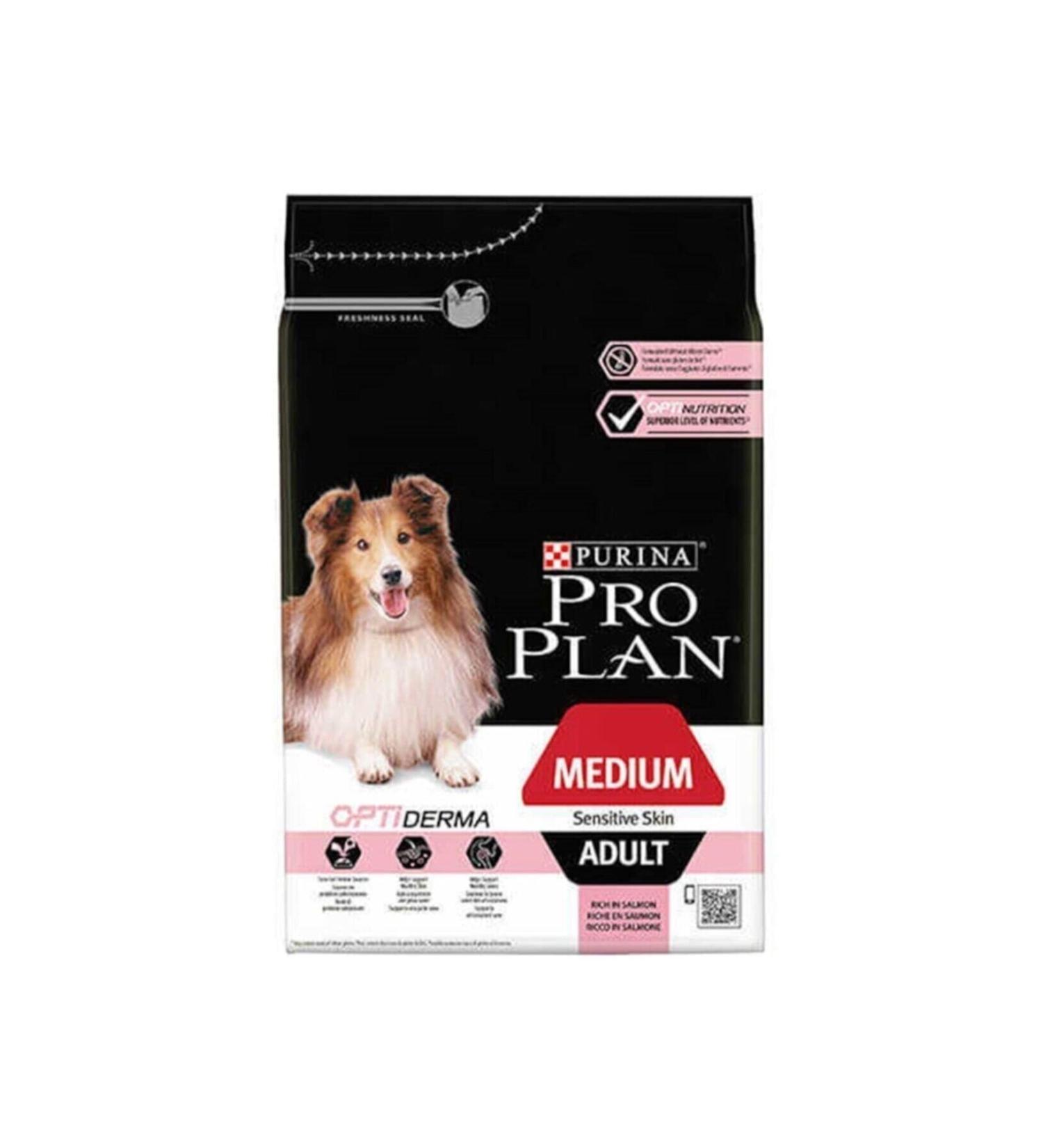 Purina Pro Plan Medium Adult Sensitive Adult Dog Food with Salmon 14 kg