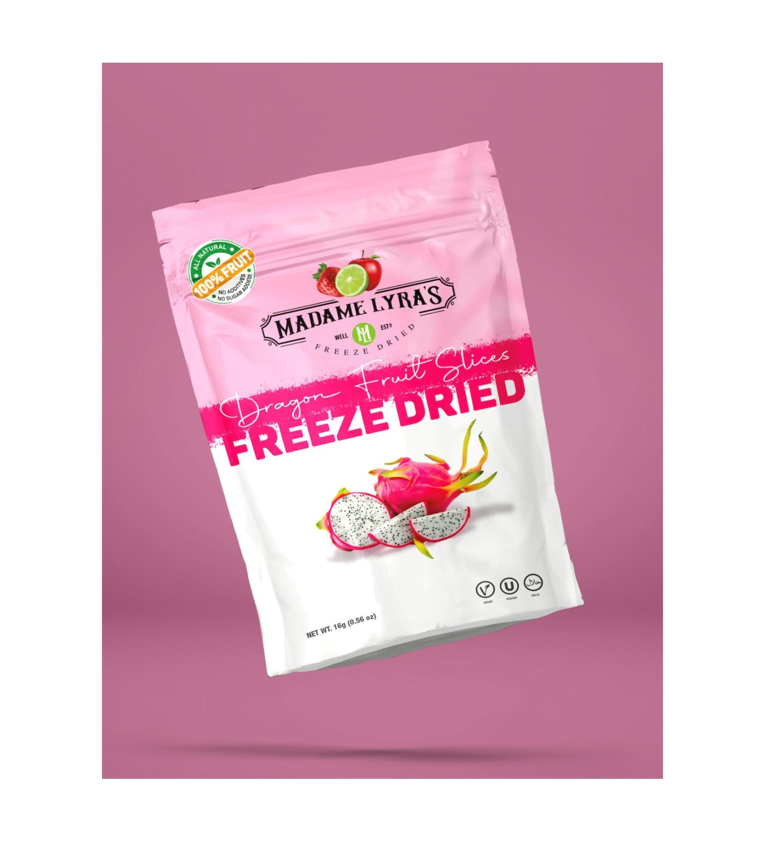 Madame Lyras Freeze Dried 8 Piece White Dragon Fruit Pack (16GR)