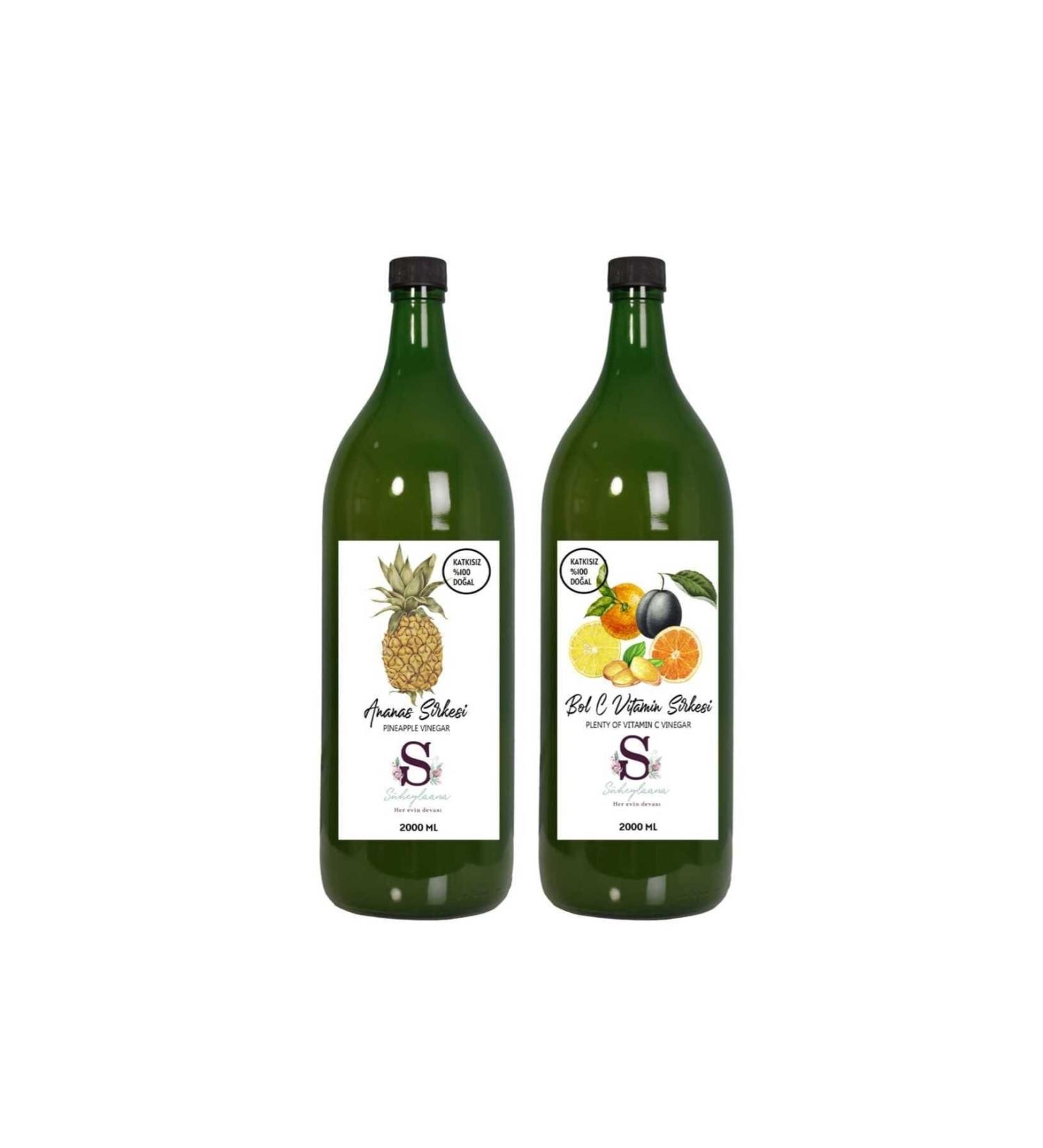 Suheylaana Natural Pineapple Vinegar 2000 Ml - Natural Vitamin C Vinegar 2000 Ml