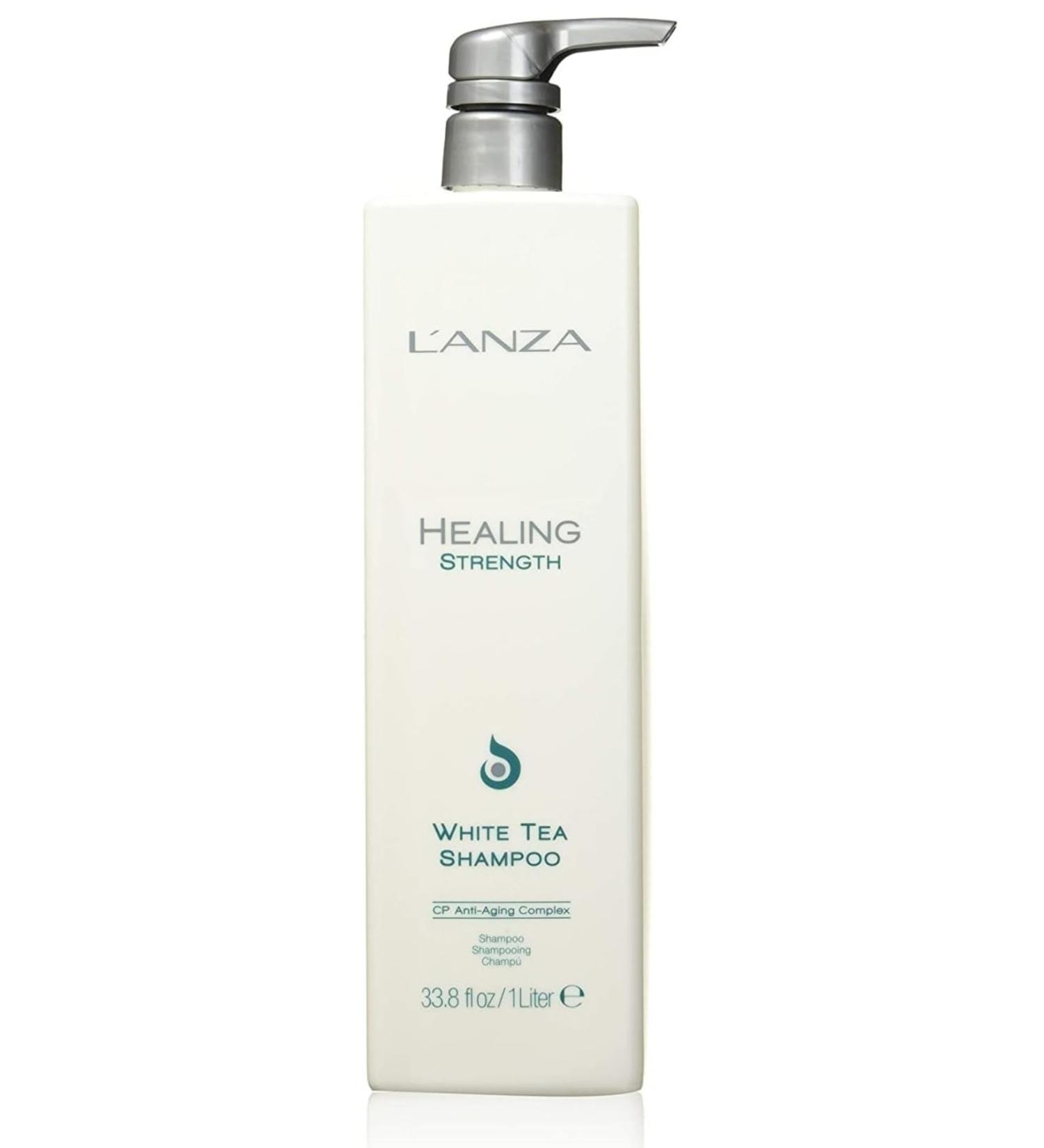 L'anza Healing Strength: Anti-Aging White Tea Shampoo (Rich with Healing Oil) 1000ml ECBeauty!Q538