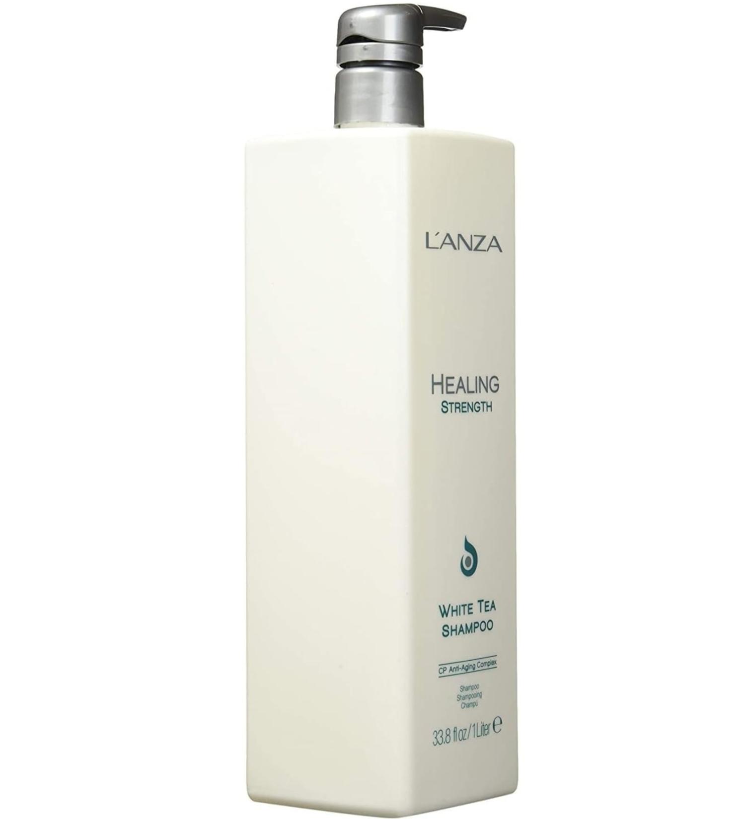 L'anza HealingStrength: Antiox WhiteTea Shampoo-All Hair Types-Keratin Rich 33.8fl ECBeauty!Q543