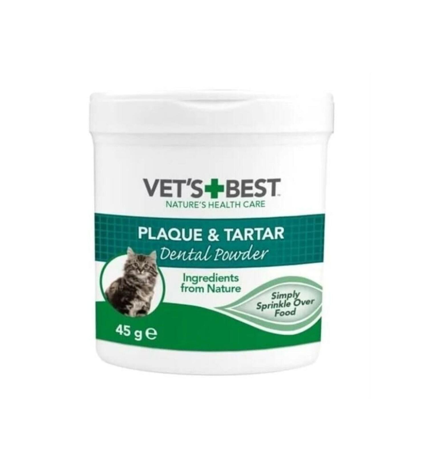 Plaque and Tartar Oral Care Powder for Cats 45 G