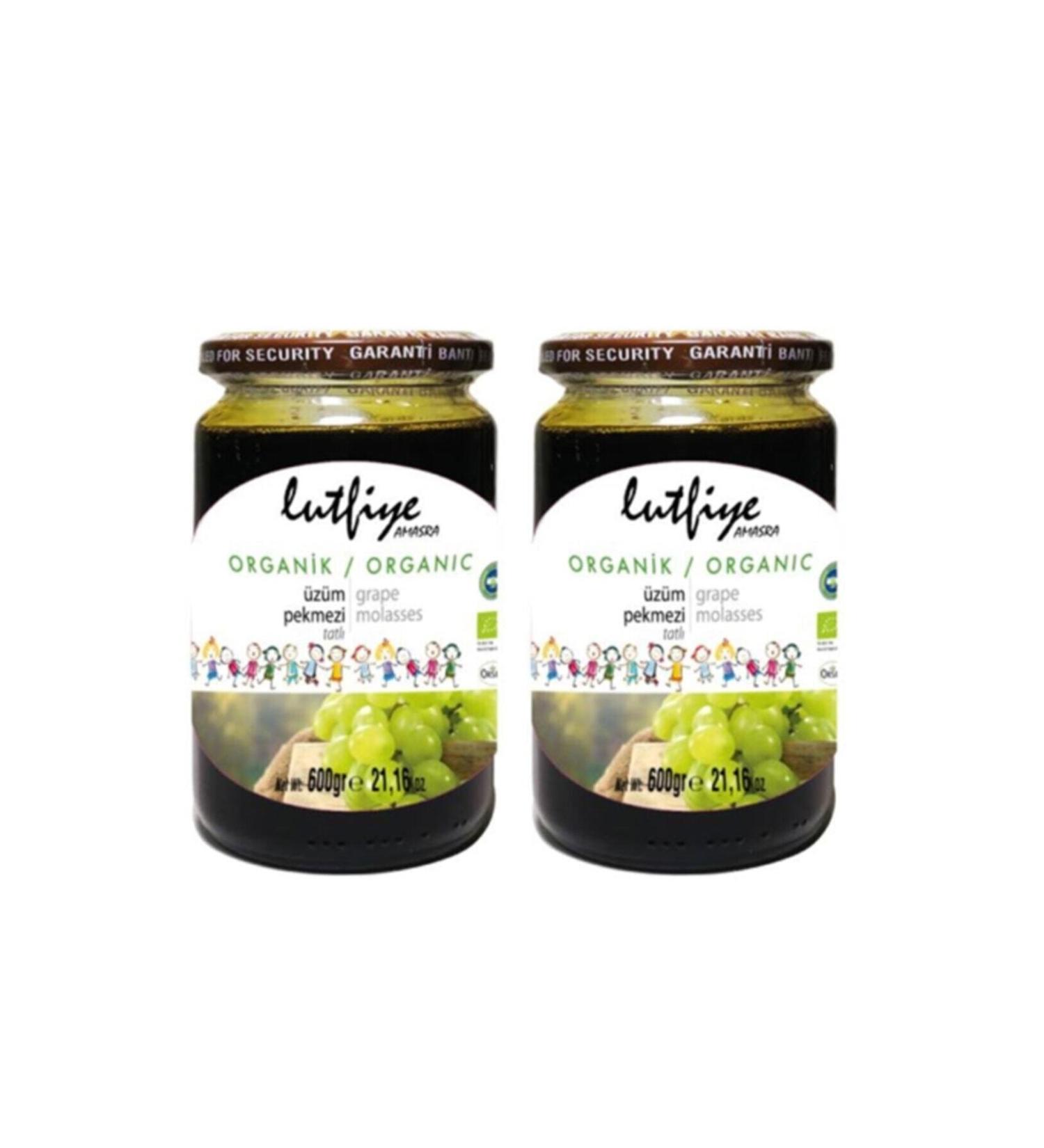 LUTFIYE Organic Grape Molasses 600 Gr / 2 Pack