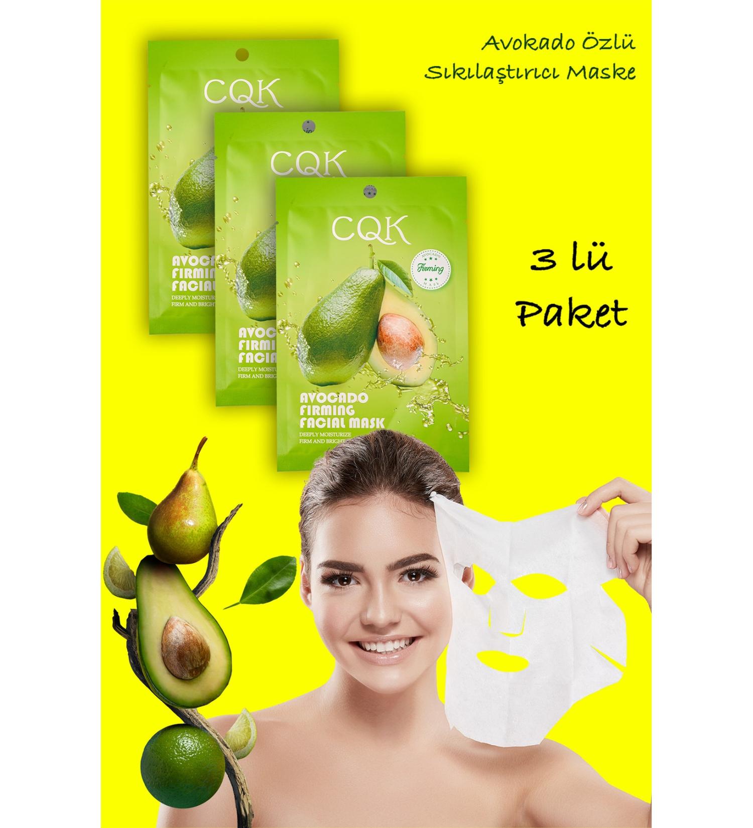 Xolo 3 Pieces Avocado Avocado Omega3 Firming Face Mask with Licorice Root Extract XLM144 - Buy Online on GoSupps.com