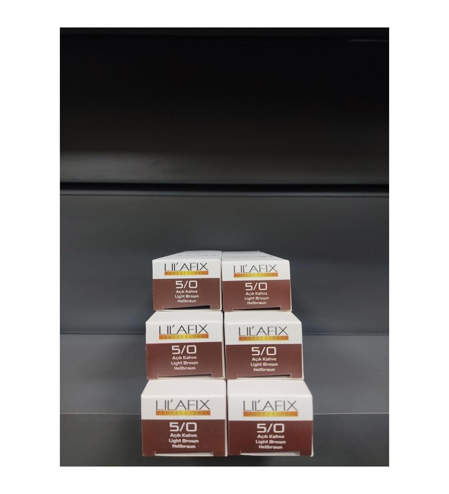 Lilafix Cream Hair Dye 5.0 Light Brown 60mlx6 pcs. HAIR DYE1080075