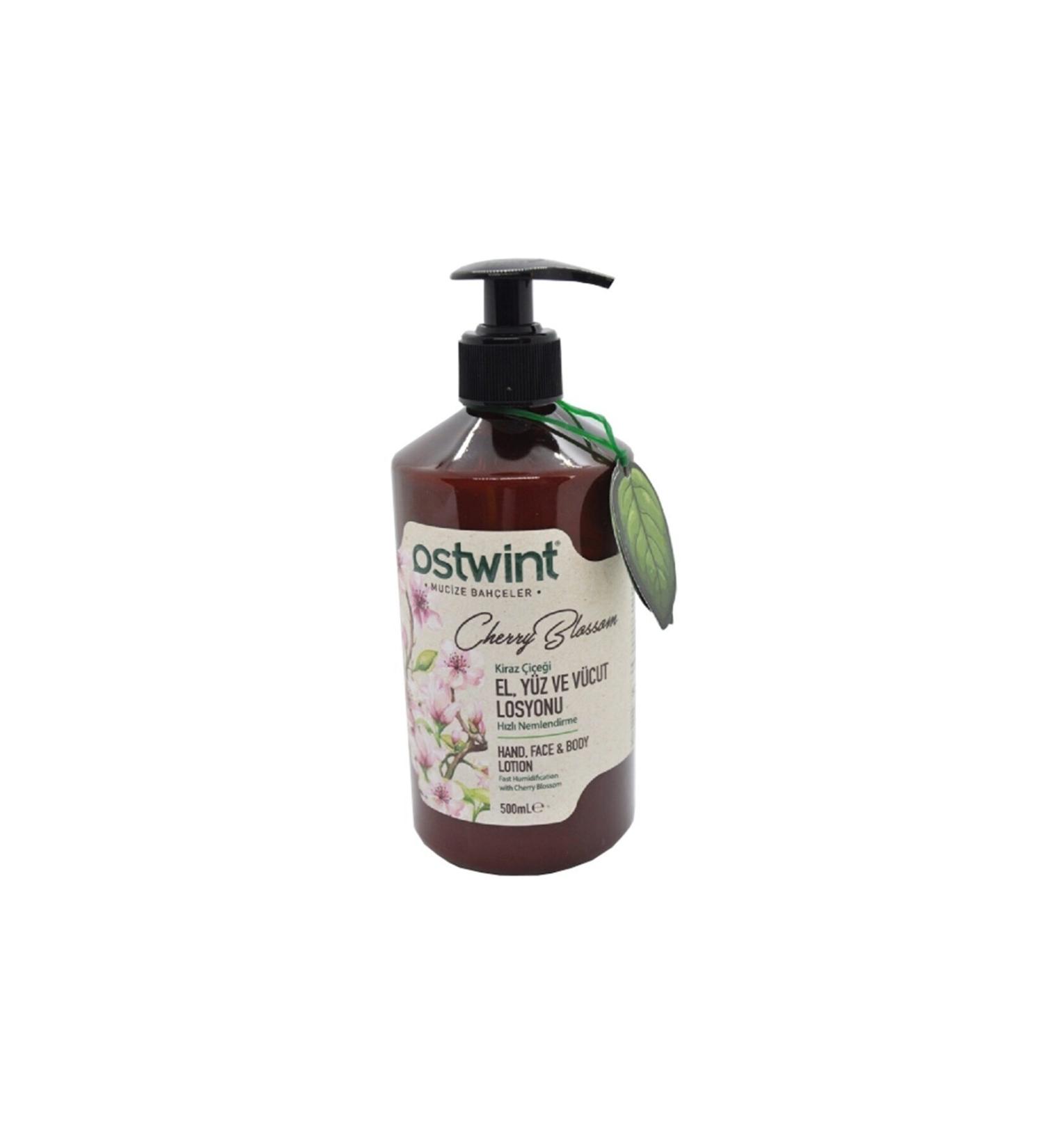 Ostwint Cherry Blossom Essence Hand Face and Body Lotion 500 ML