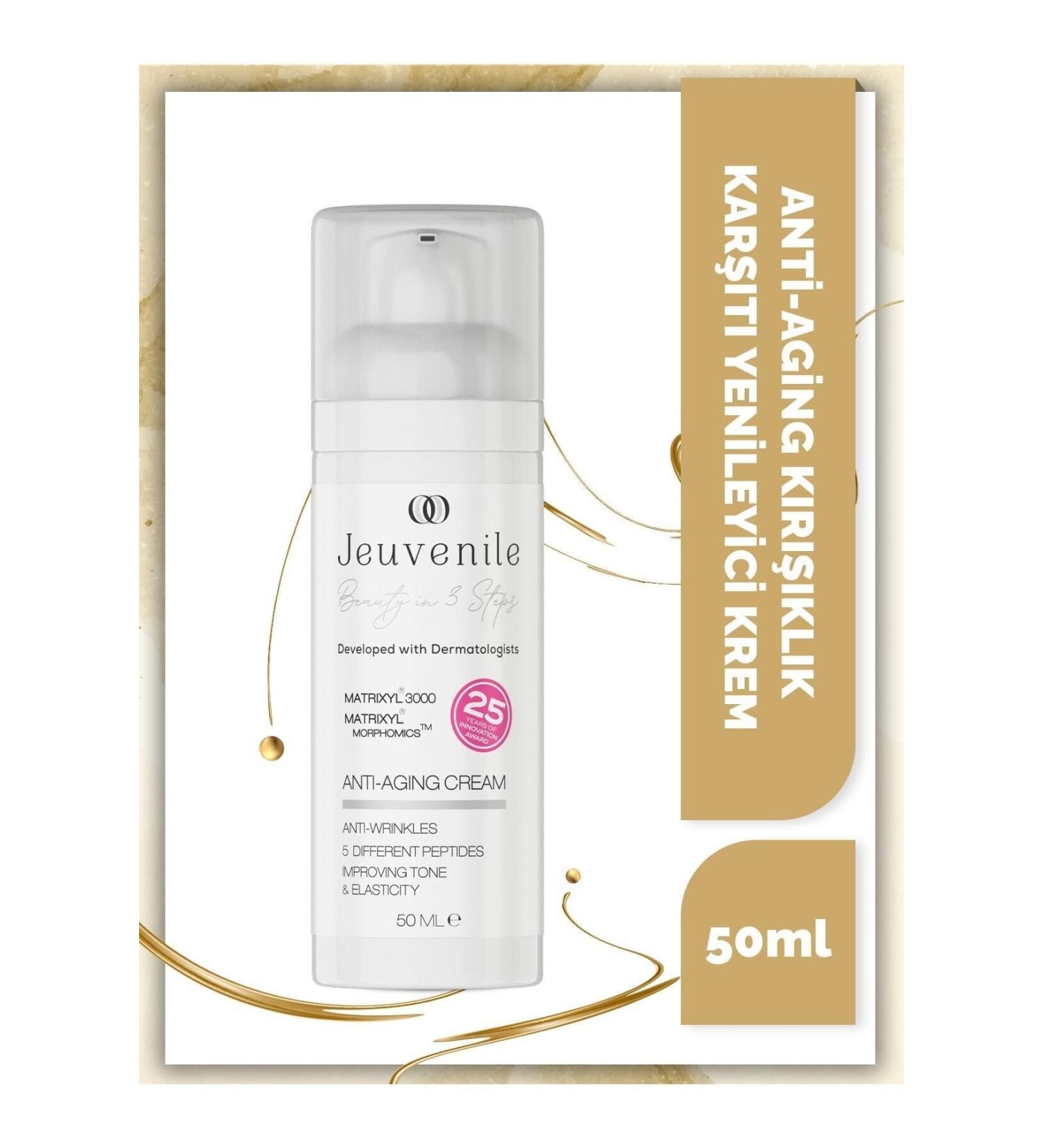 Jeuvenile Anti-Aging Face Care Cream - Anti-Wrinkle Regenerating (European 25 Years Innovation Award) - Buy Online on GoSupps.com