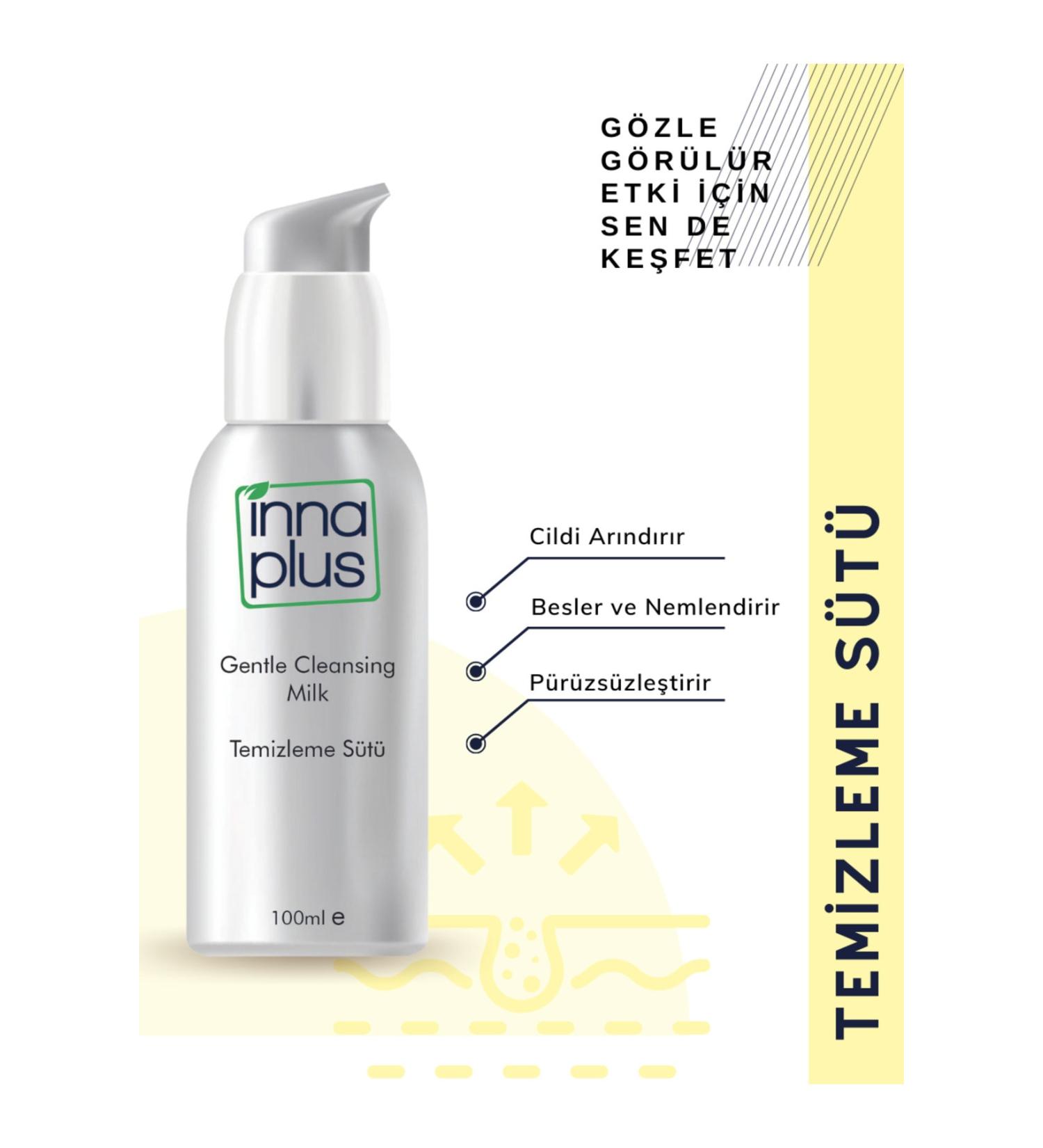 Inna Plus Liposomed Vitamin C E Antioxidant Effective Skin and Makeup Cleansing Milk