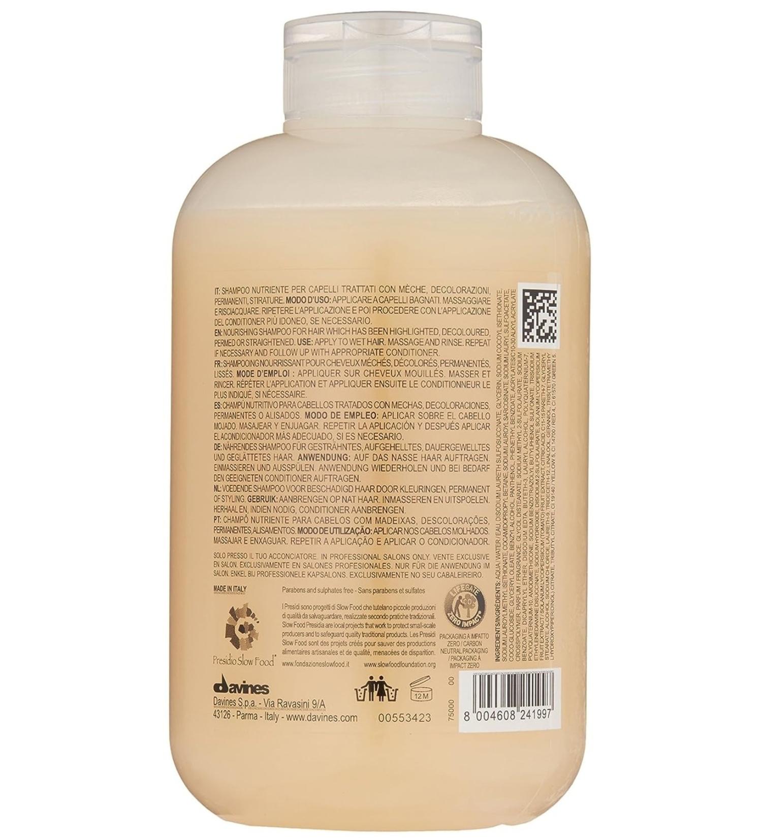 Davines Nounou Brittle & Damaged Hair-Nourishing Antioxidant Shampoo 75000 8.45fl. ECBeauty!Q245