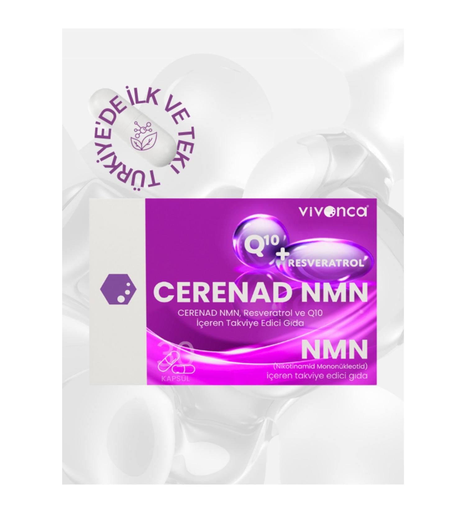 Cerenad Liposomal Nmn Resveratrol Coq10 Zinc and Vitamin C Containing Supplementary Food - Buy Online on GoSupps.com