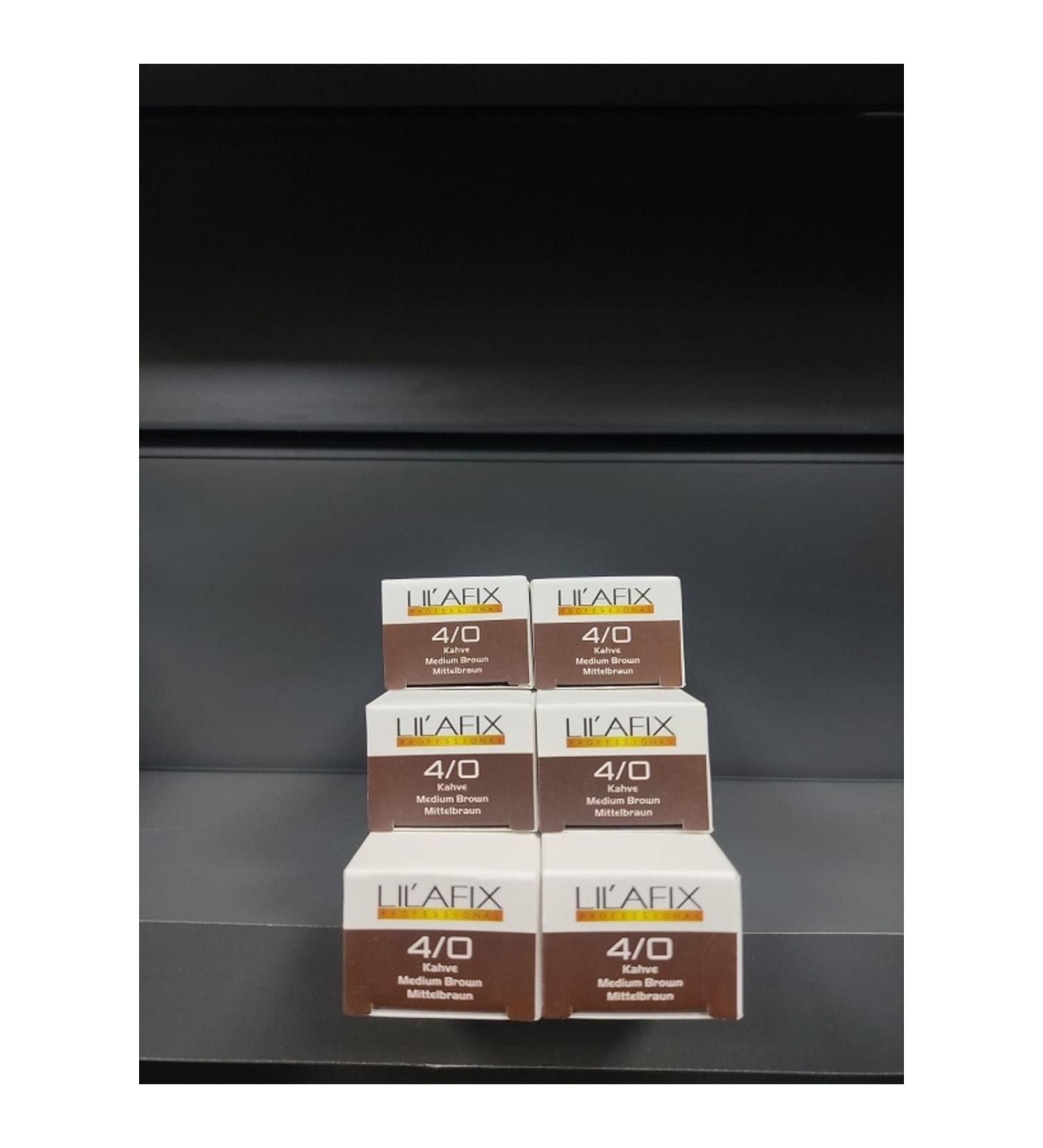 Lilafix Hair Dye 4.0 Brown 60mlx6 pcs. HAIR DYE10800105