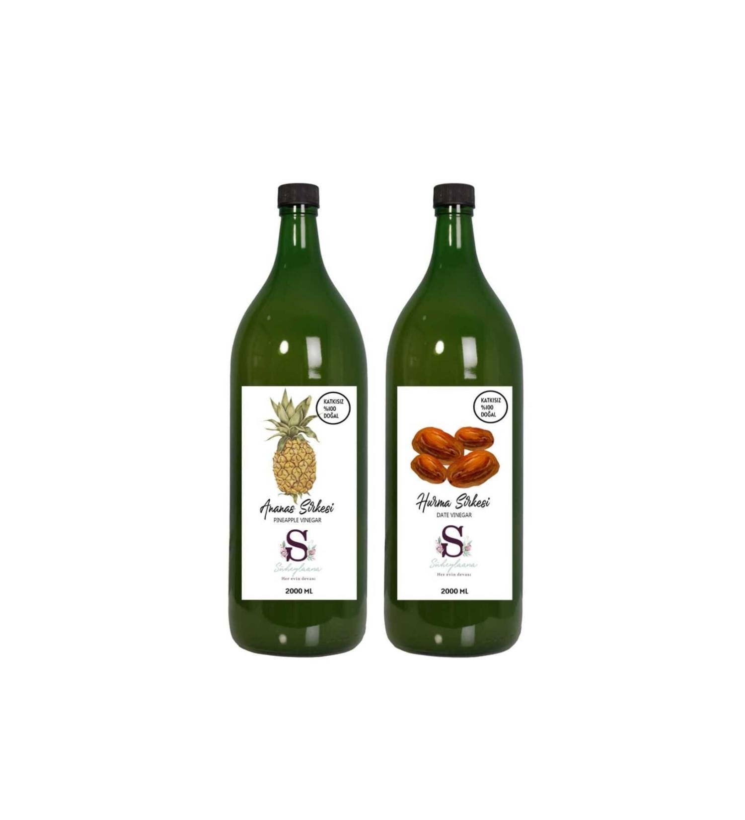 S heylaana Natural Pineapple Vinegar 2000 Ml - Natural Date Vinegar 2000 Ml