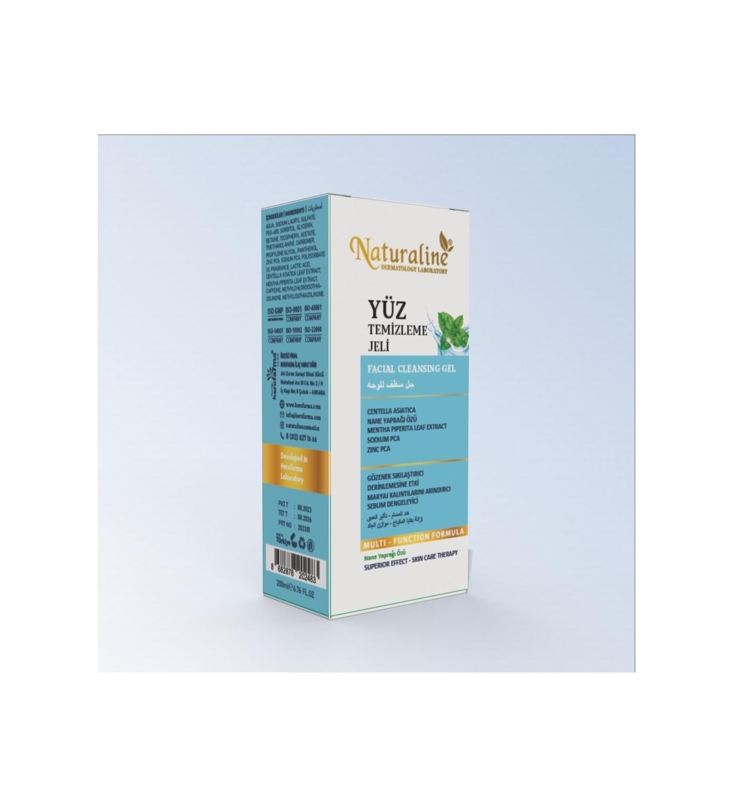 Naturaline FACIAL CLEANSING GEL 200 ML - Buy Online on GoSupps.com