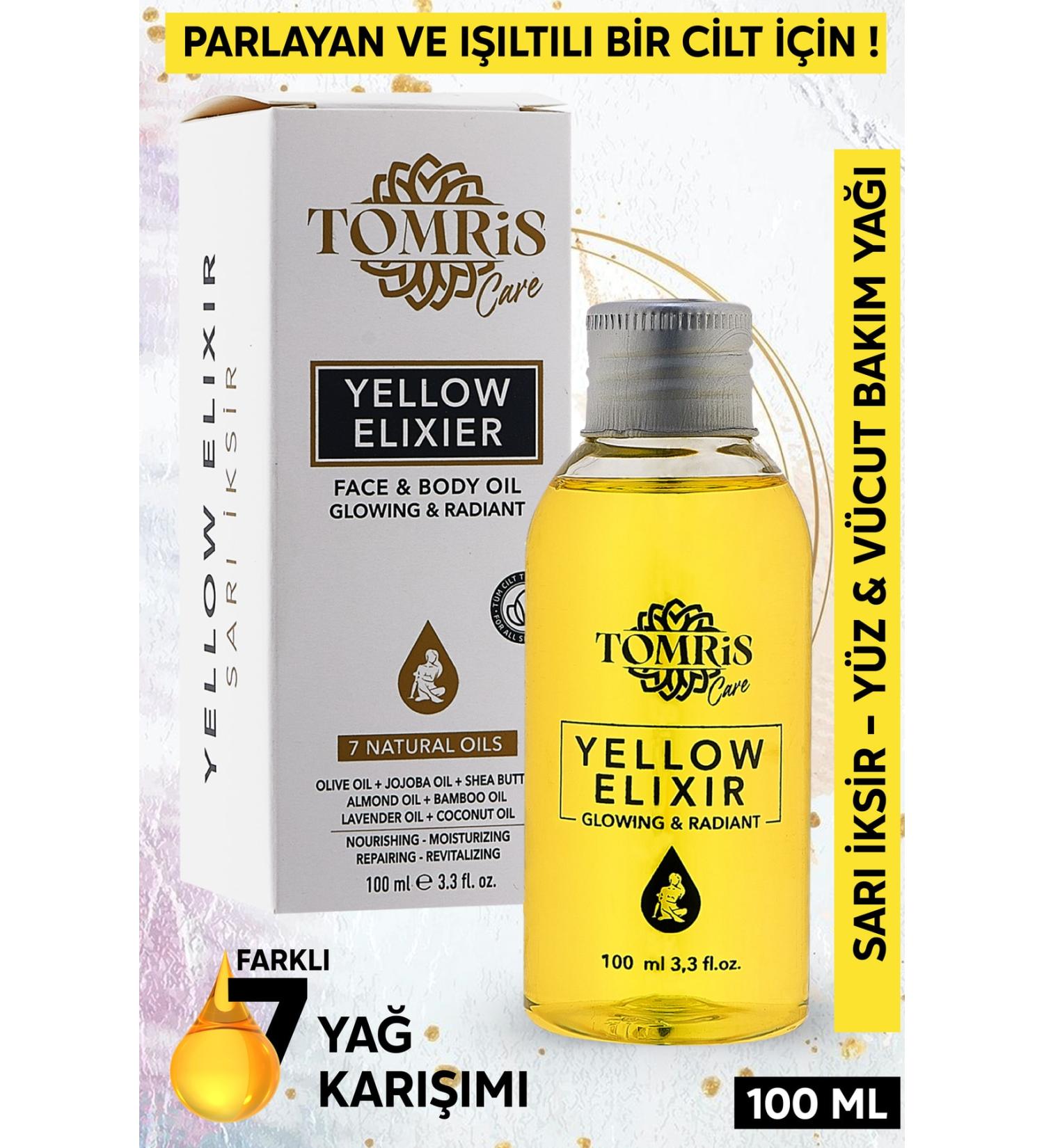TOMR S CARE Yellow Elixir Face-Body Nourishing Moisturizing Shining Care Oil 100 Ml - Buy Online on GoSupps.com