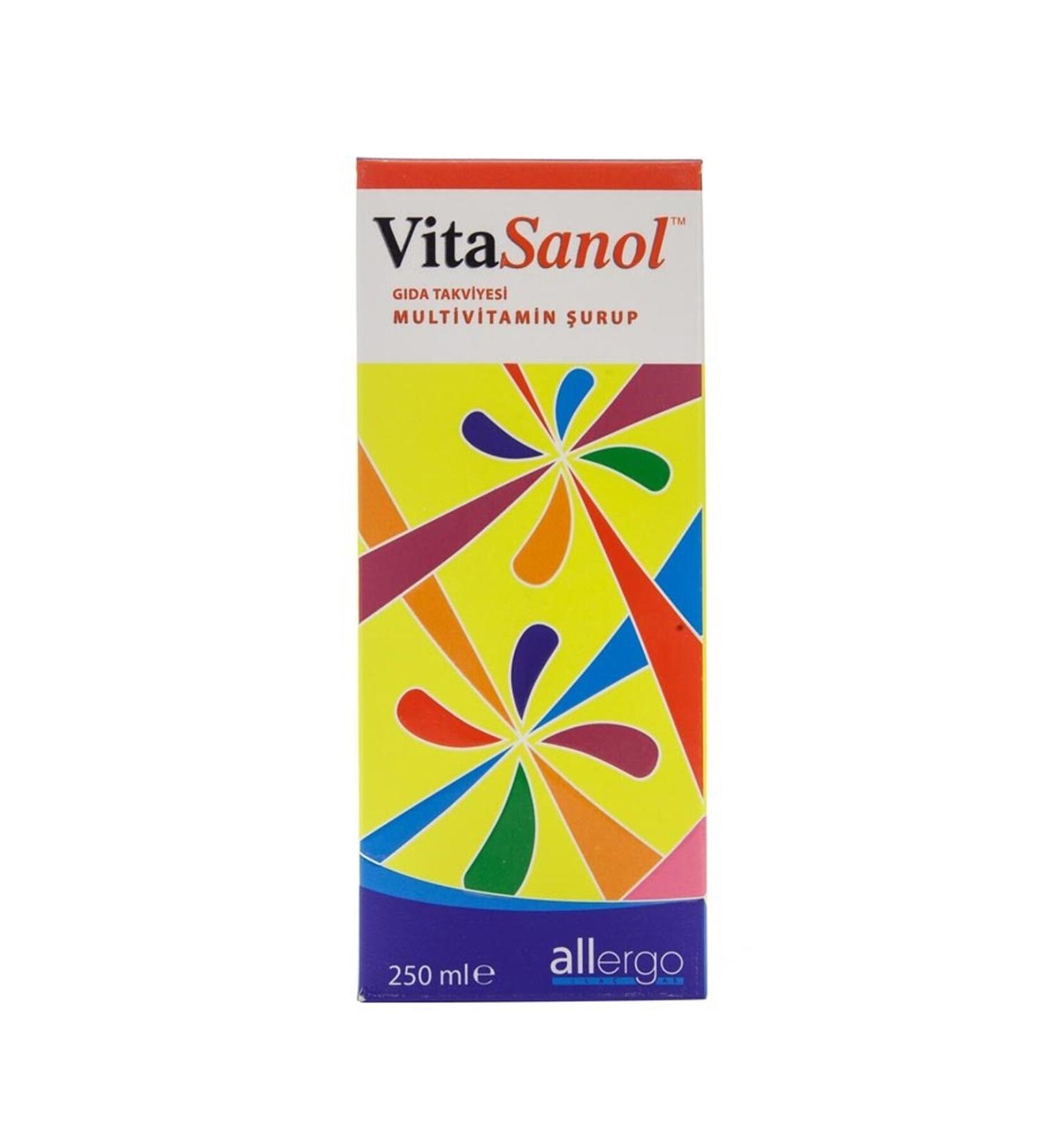 Allergo Vitasanol Multivitamin Syrup 250 ml