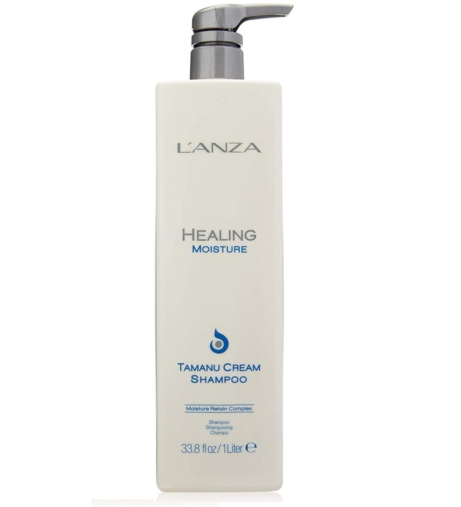 L'anza Healing Moisture: Tamanu Cream Shampoo-Moisture Retain Complex (Gluten-free) 33.8 fl. ECBeauty!Q513