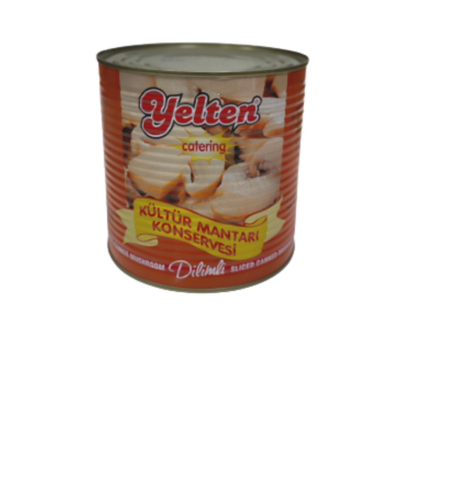 YELTEN CANNED SLICED MUSHROOMS 2850 GR