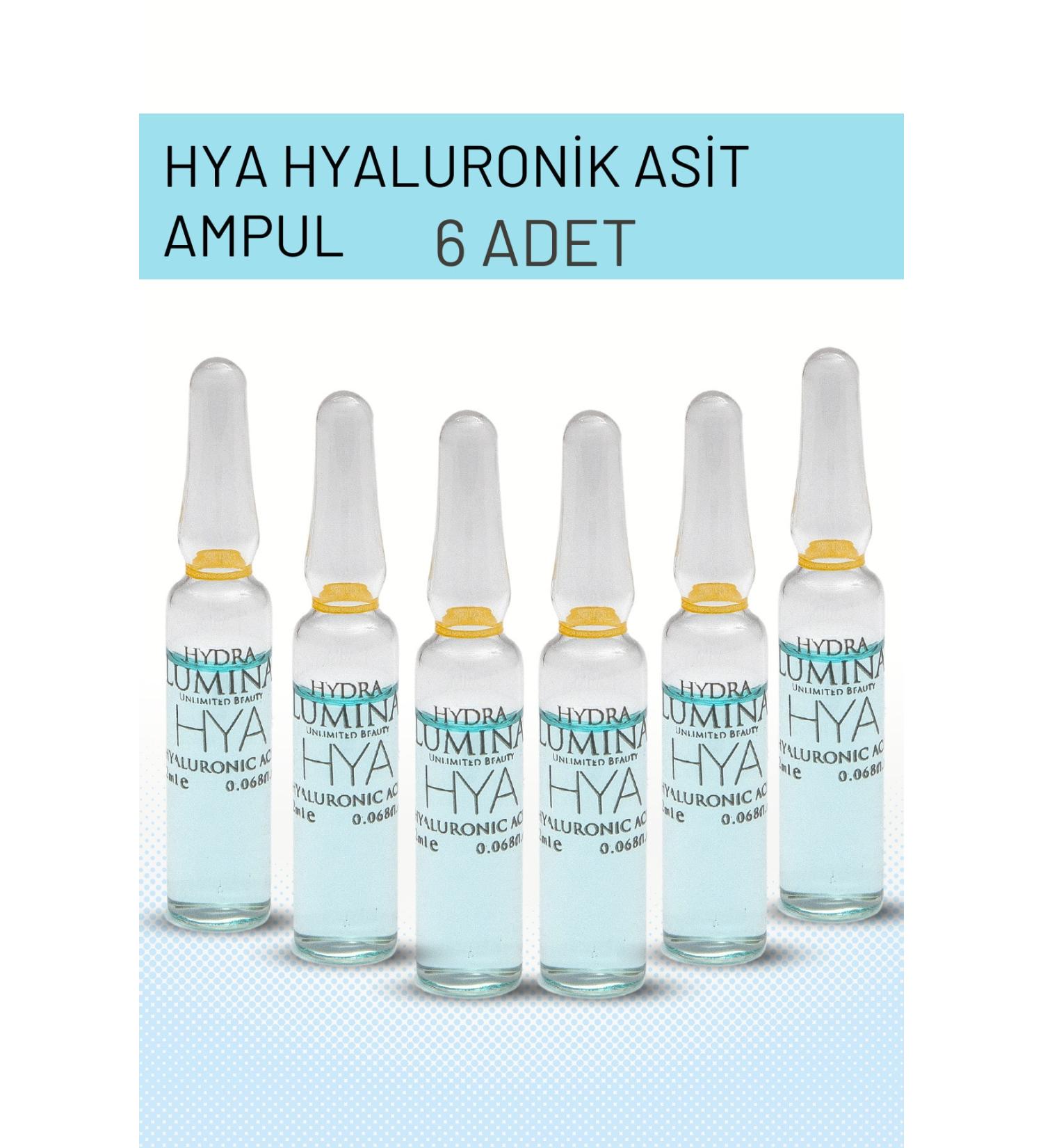 HYDRA LUMINA Hya Hyaluronic Acid Skin Care Ampoule Six Pieces - Buy Online on GoSupps.com