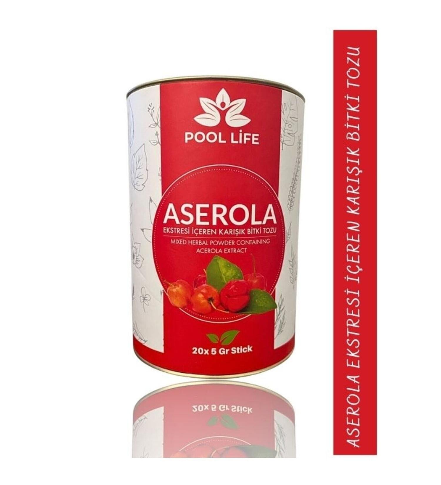 Mixed Herbal Tea Containing Acerola Powder and Acerola Extract 20 Sticks - Buy Online on GoSupps.com