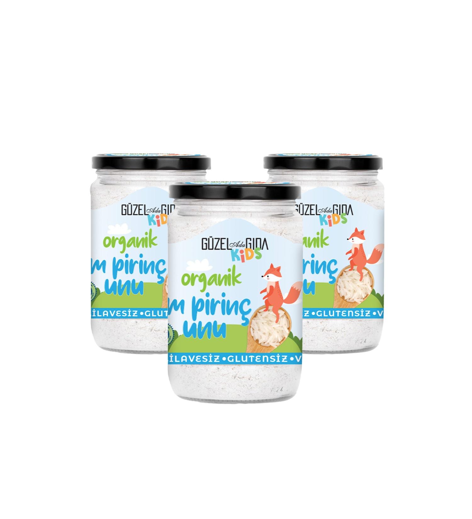 G zel Ada G da Kids Organic Rice Flour 3x400 gr Advantage Package