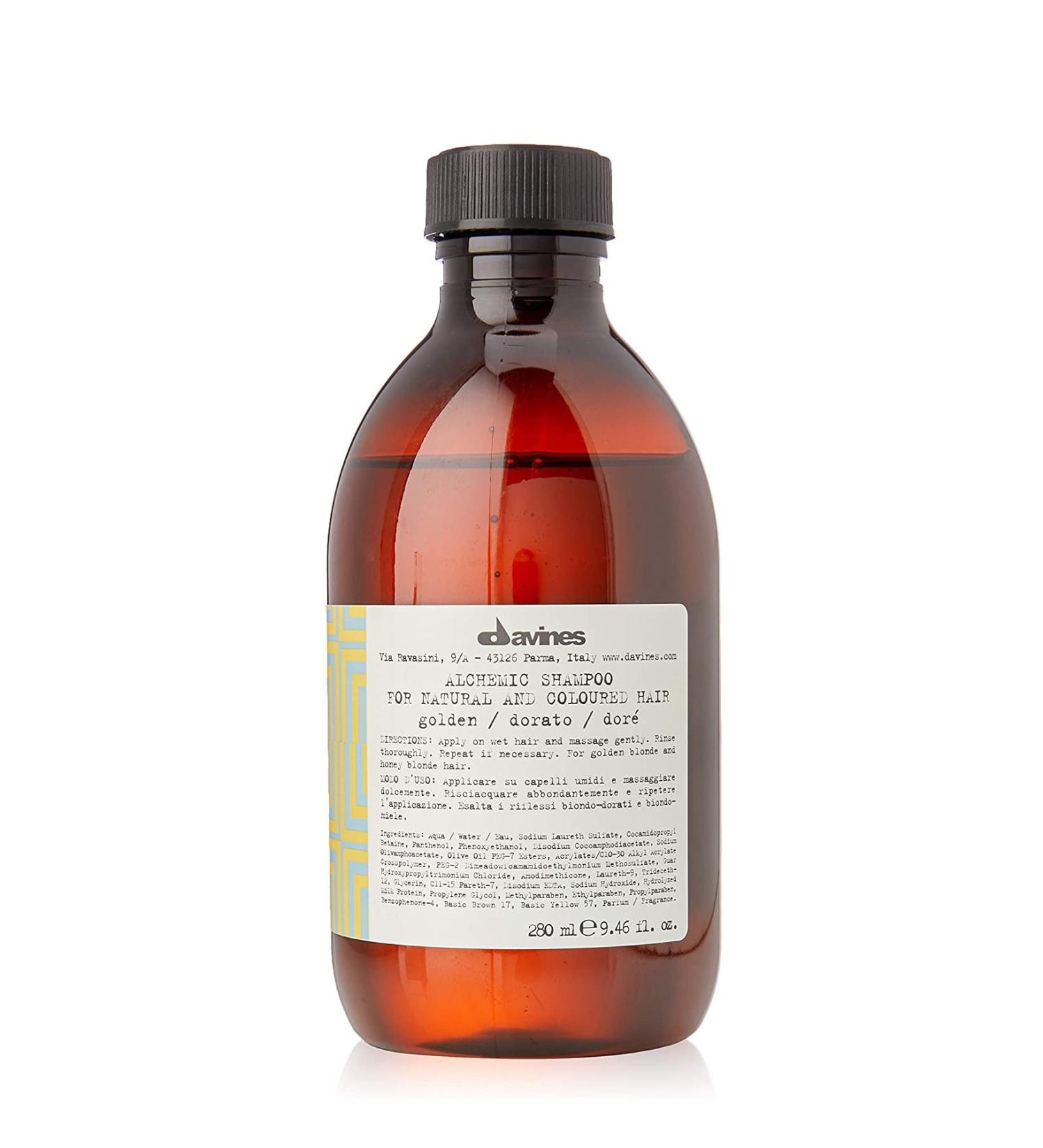 Davines Alchemic Golden Golden Color Protect Sulfate Free Shampoo 280ml