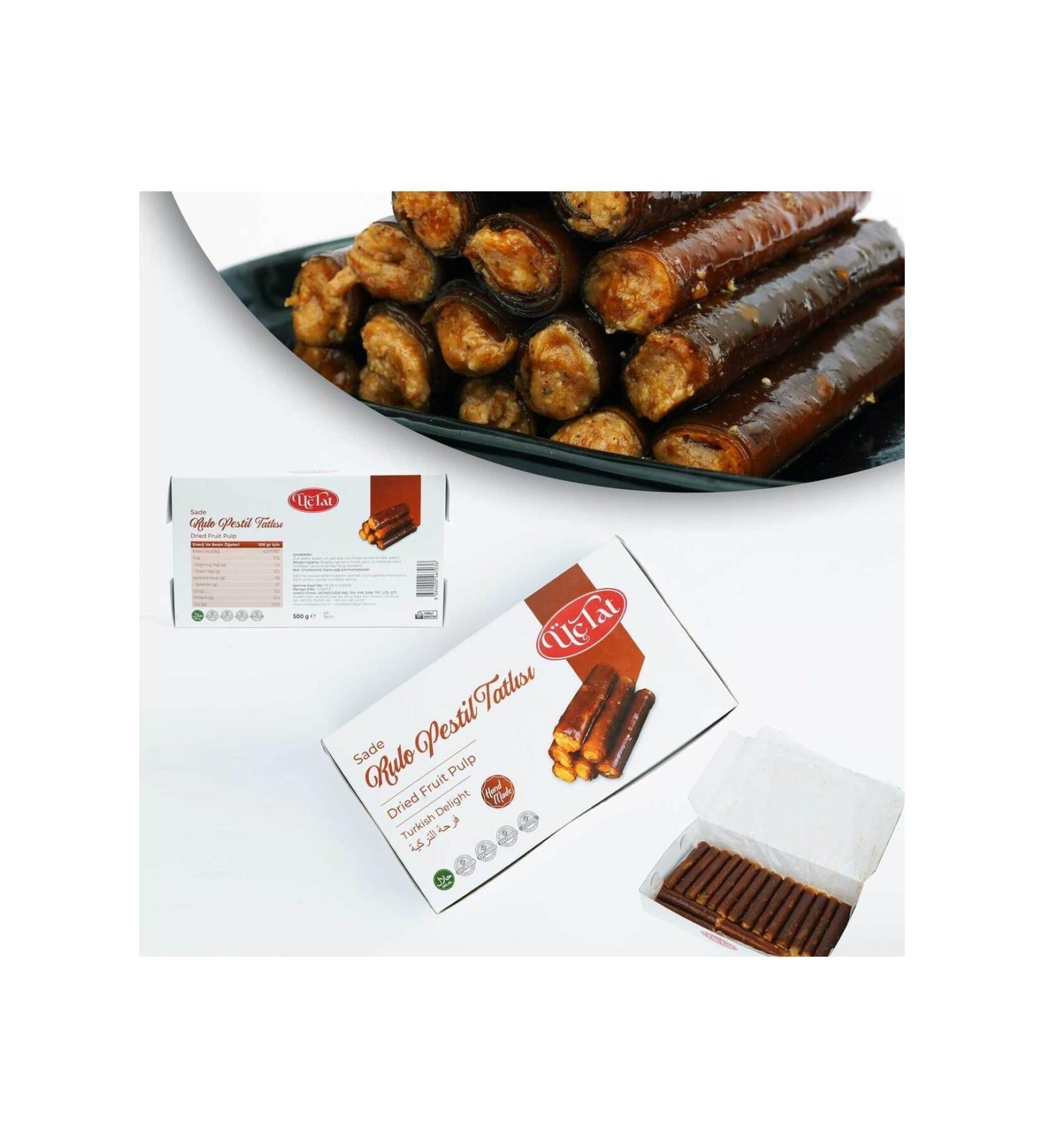 TAT GIDA Plain Fruit Roll Dessert (WITH PLENTY HAZELNUT PASTE) 2kg