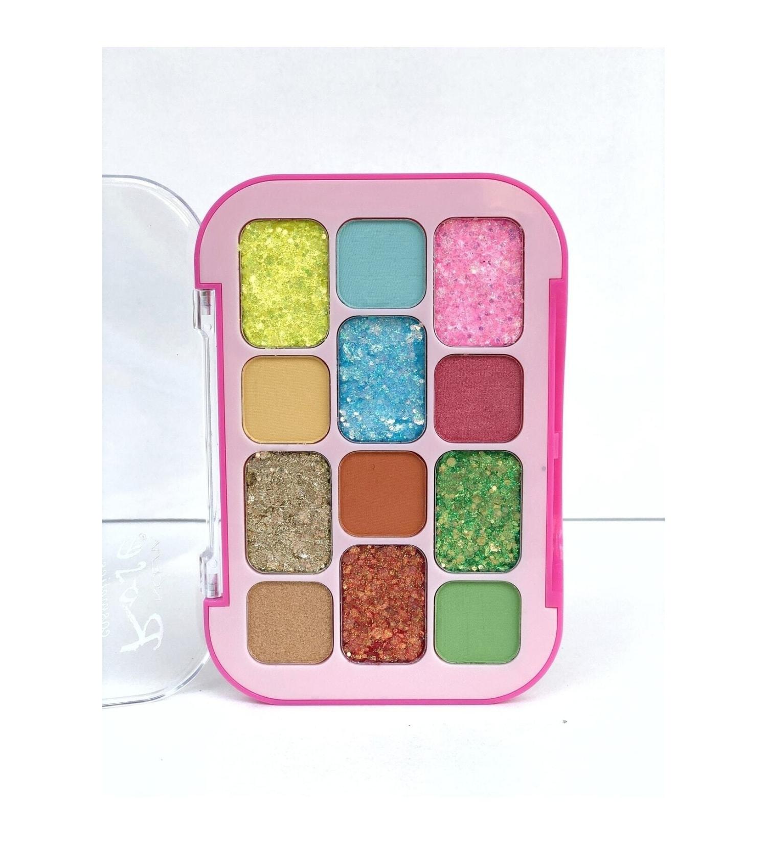 hbtasarim Glitter Eyeshadow 12-Piece Glitter Eyeshadow Palette